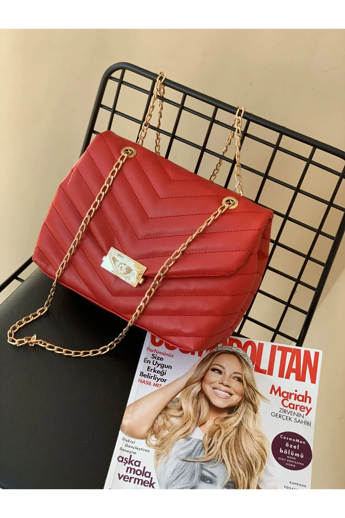 ZİNCİRLİ BAYAN ÇAPRAZ ÇANTA