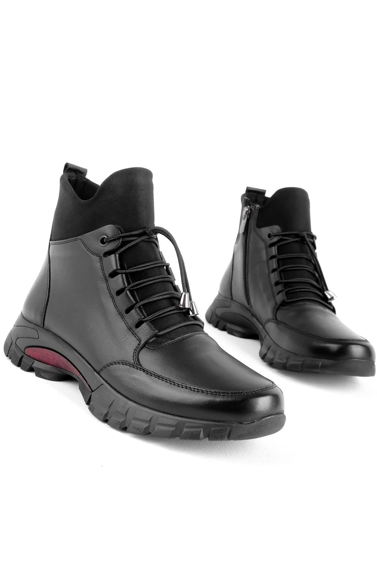 Tegan Kadın Hakiki Deri Bağcık Detaylı Fermuarlı Bot B3437