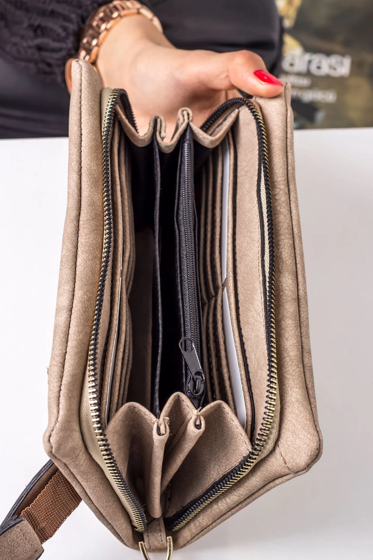 SMILE NUBUK BAYAN CÜZDAN