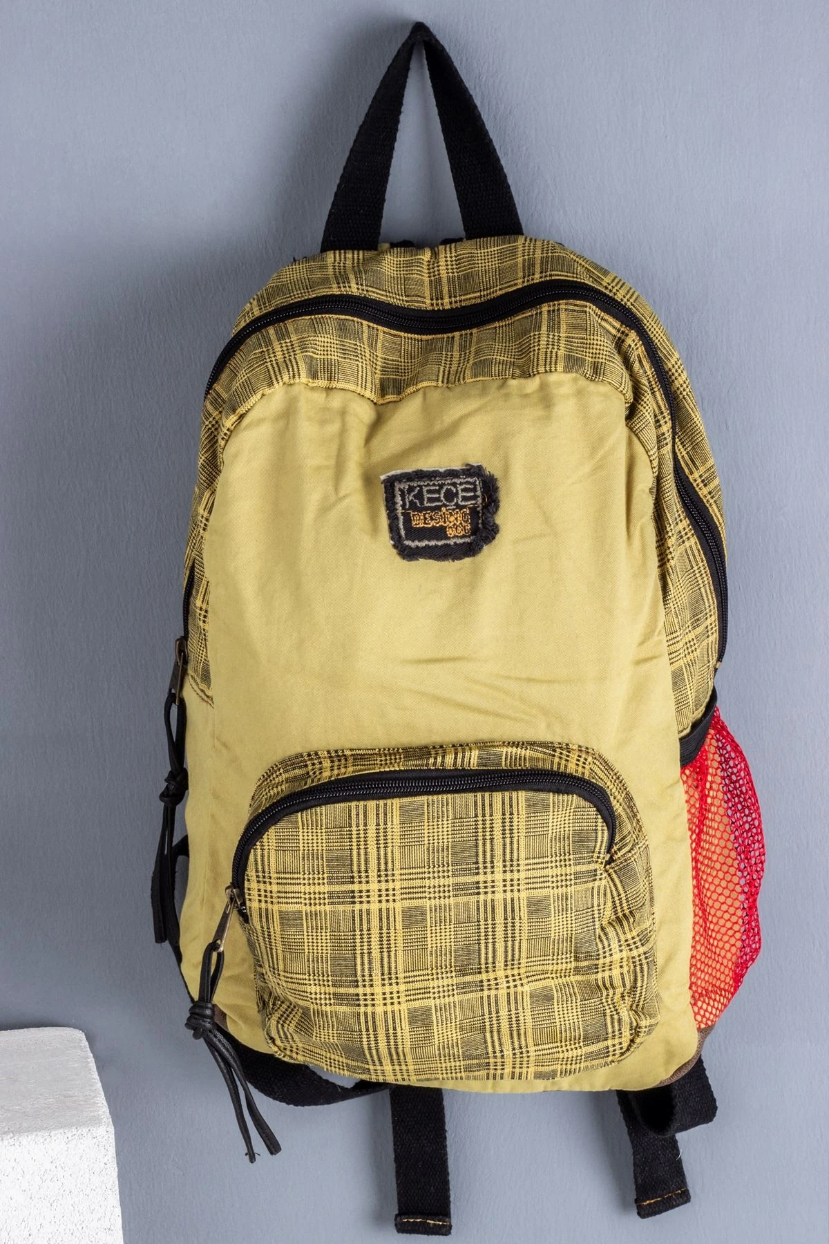 ÖNİZ KADIN OLD COTTON ÇANTA ÇİZGİ DESENLİ