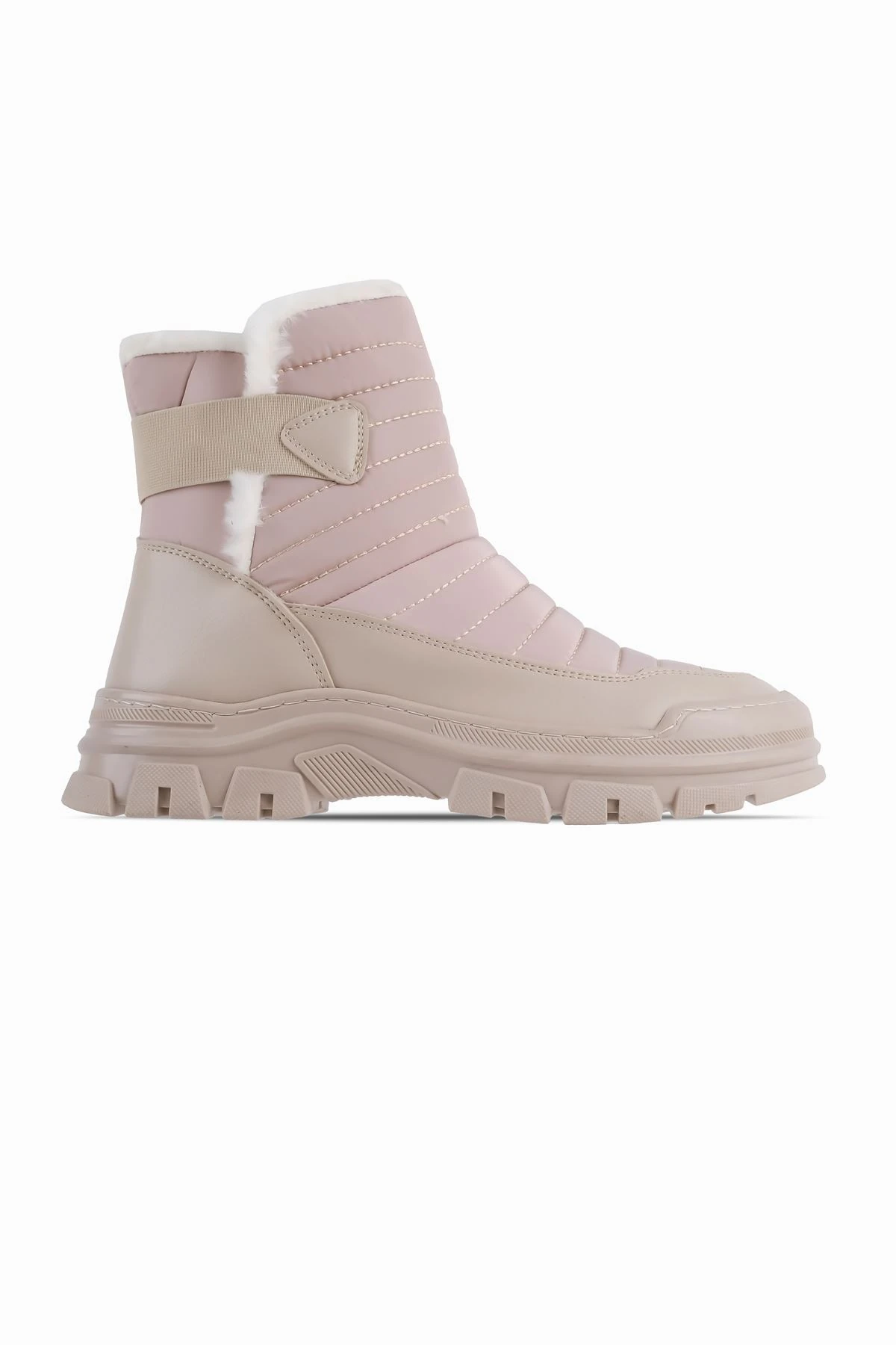 Harper Kadın Arkasından Lastik Detaylı İçi Tüylü Kar Botu 3481