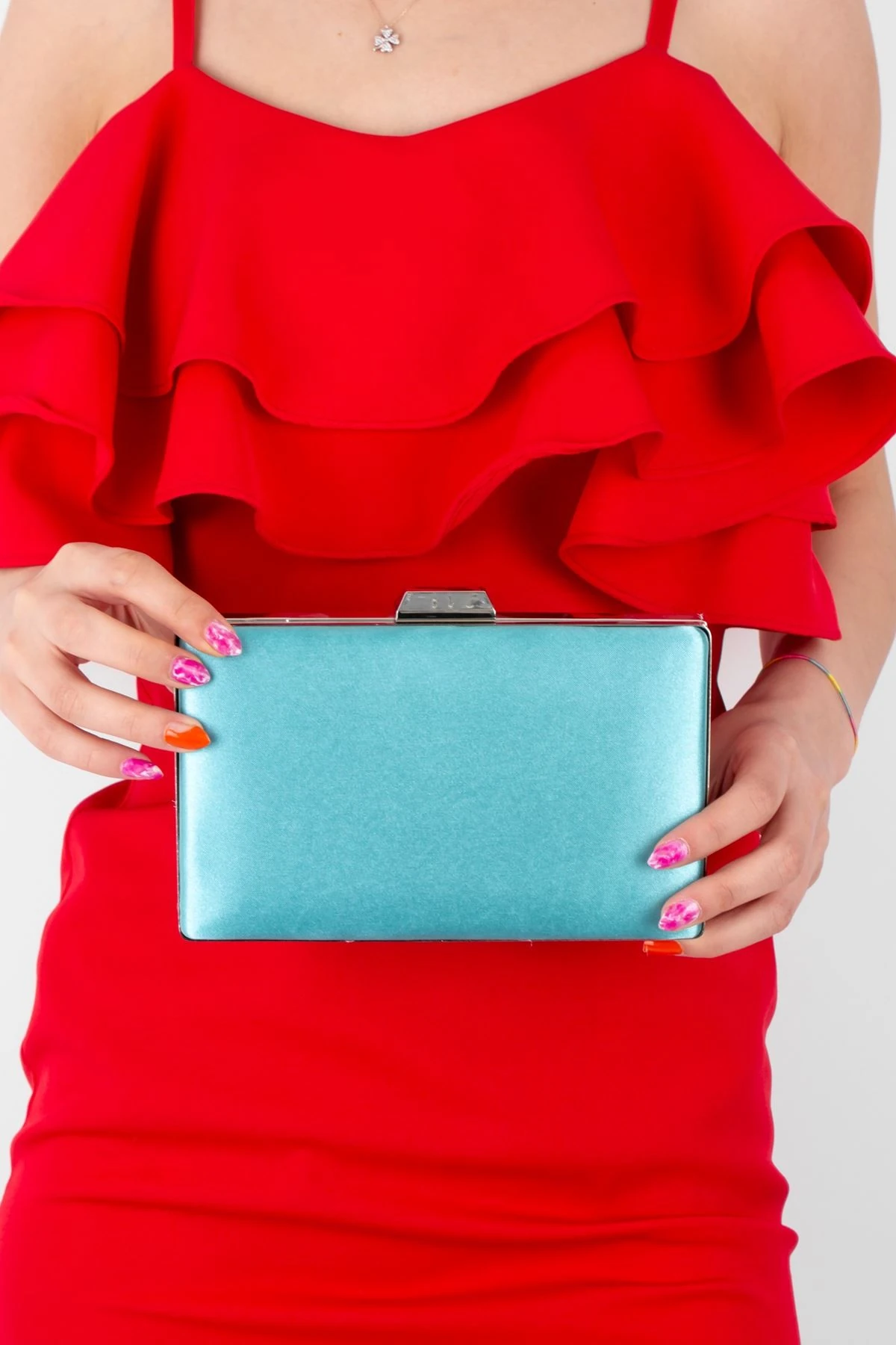 Kadın Abiye Çanta Düz Model