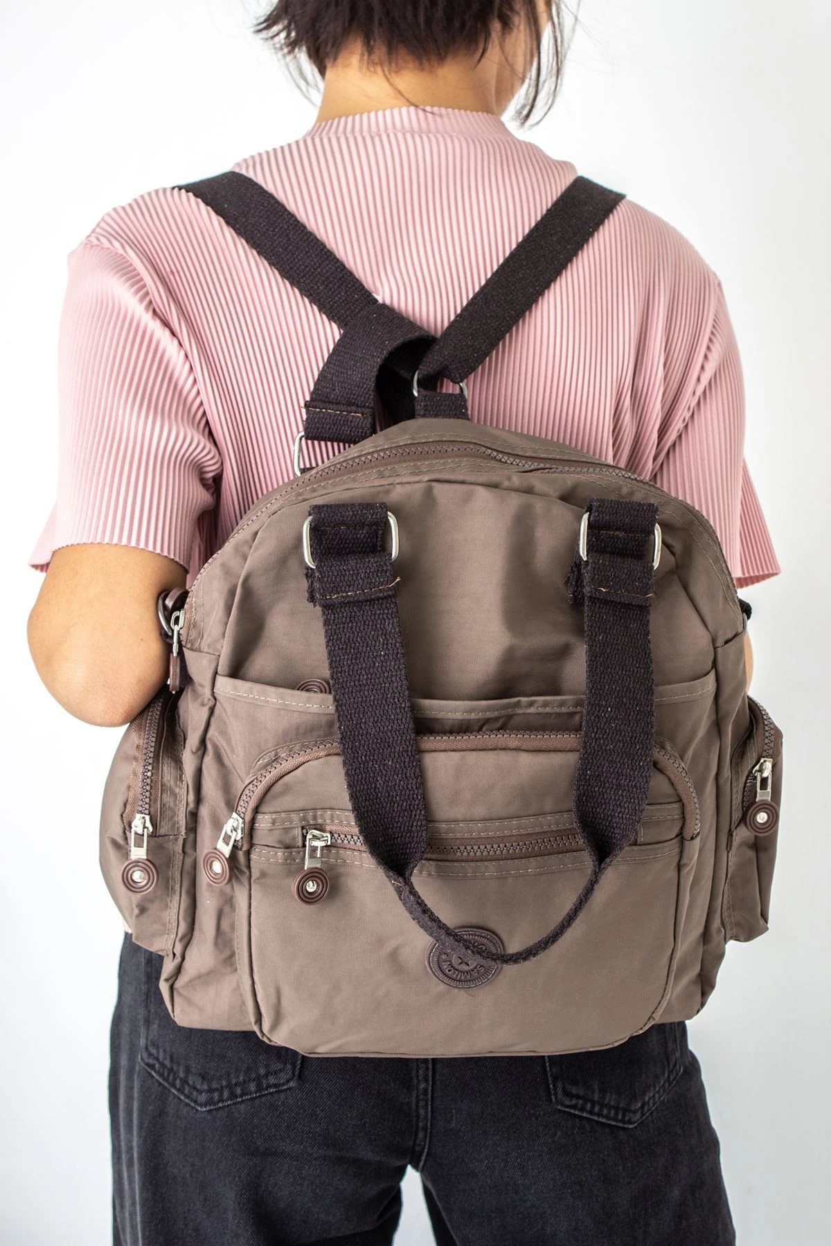 ÇOK GÖZLÜ KADIN KLINKIR OMUZ ÇANTASI