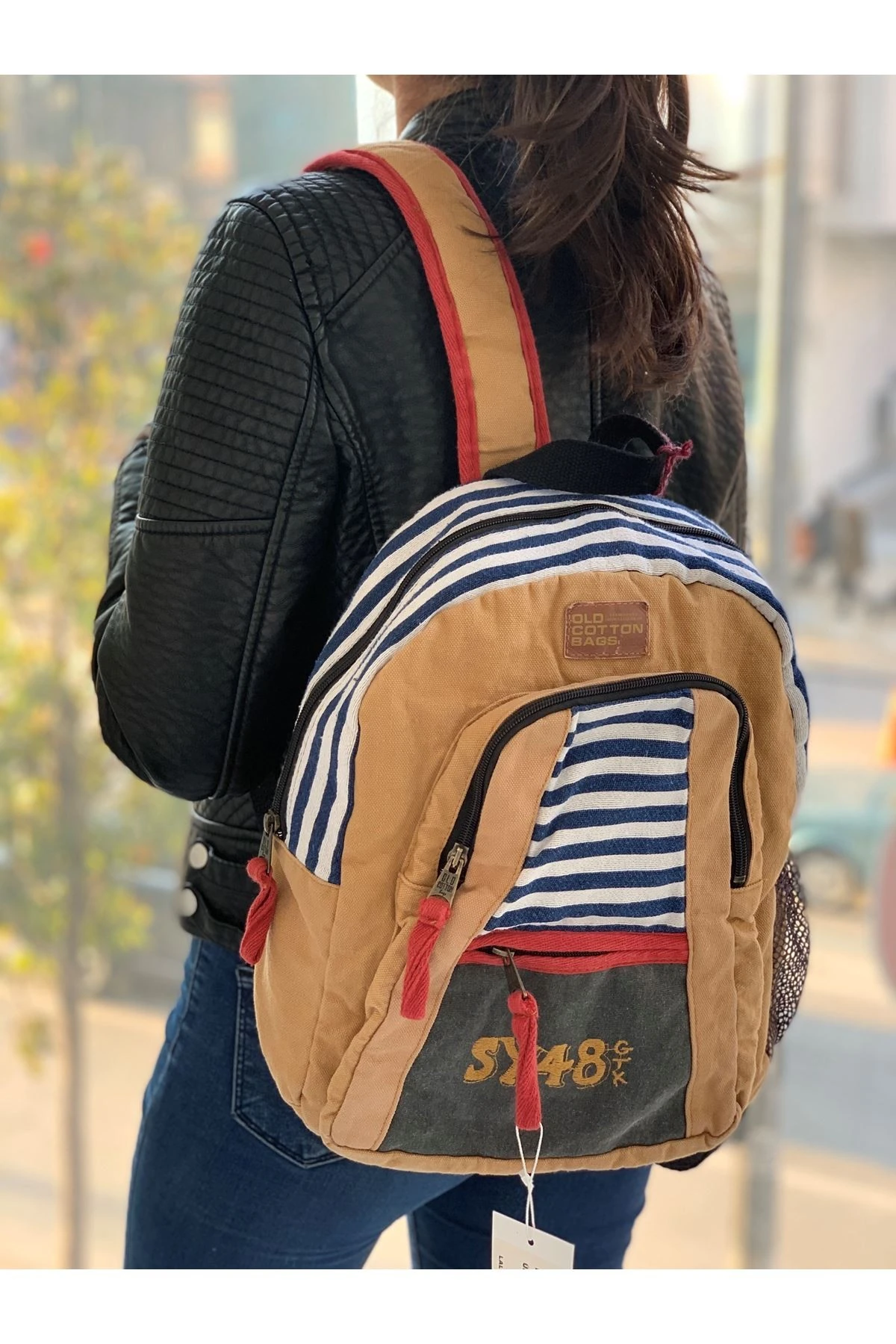 old cotton elton sırt çantası