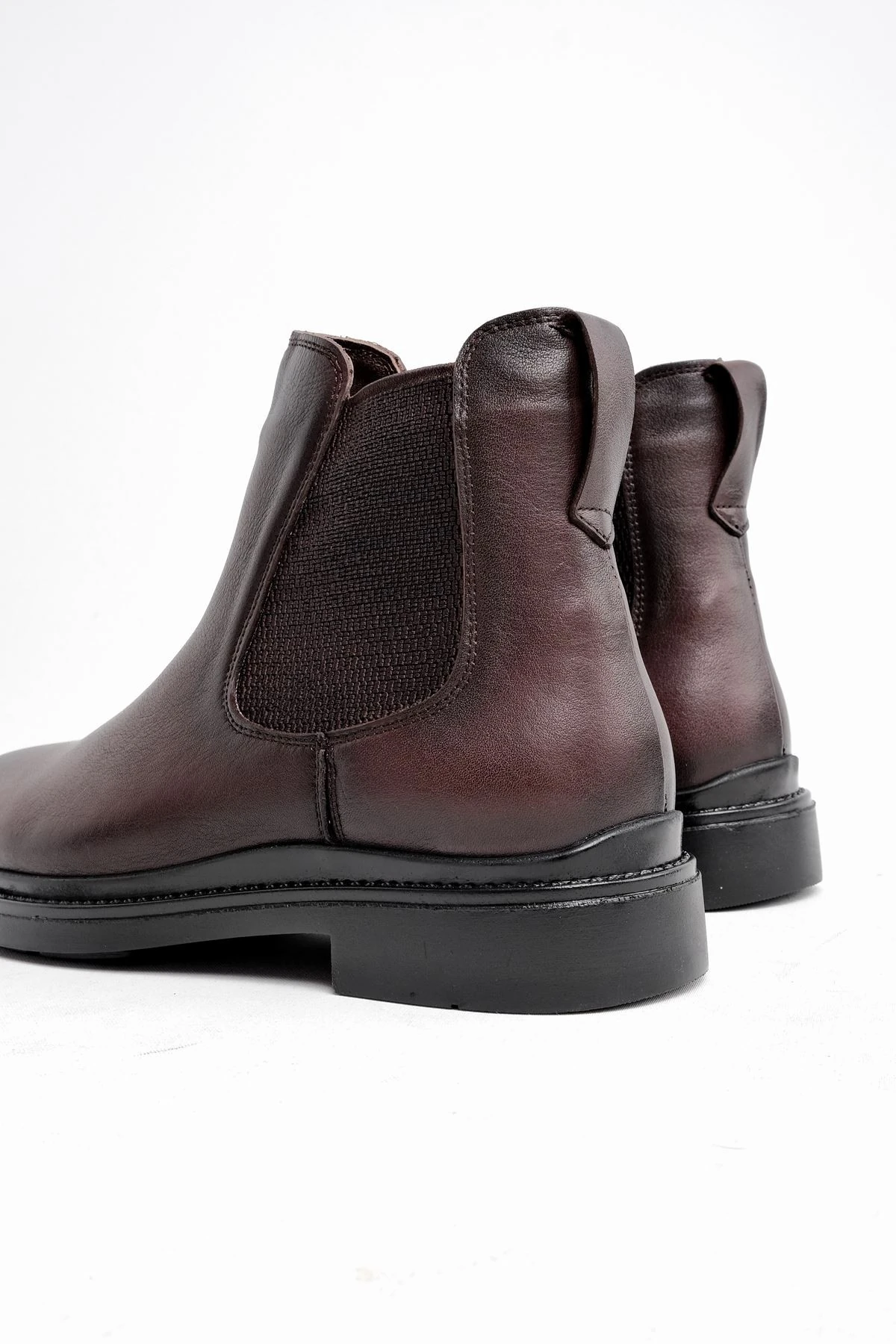 Ross Erkek Hakiki Deri Bot Kenarı Lastik Detaylı