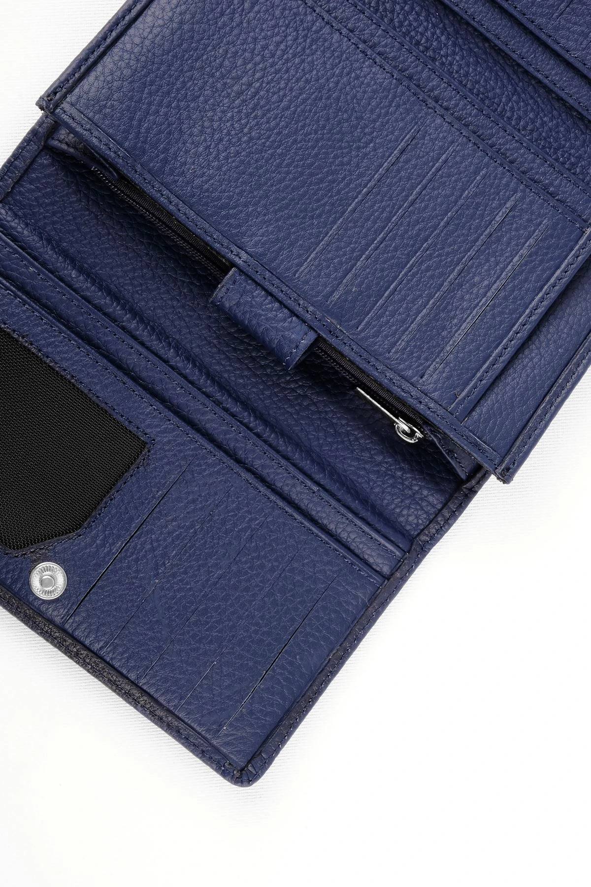 İçi Çıtçıtlı Hakiki Deri Kadın Cüzdan