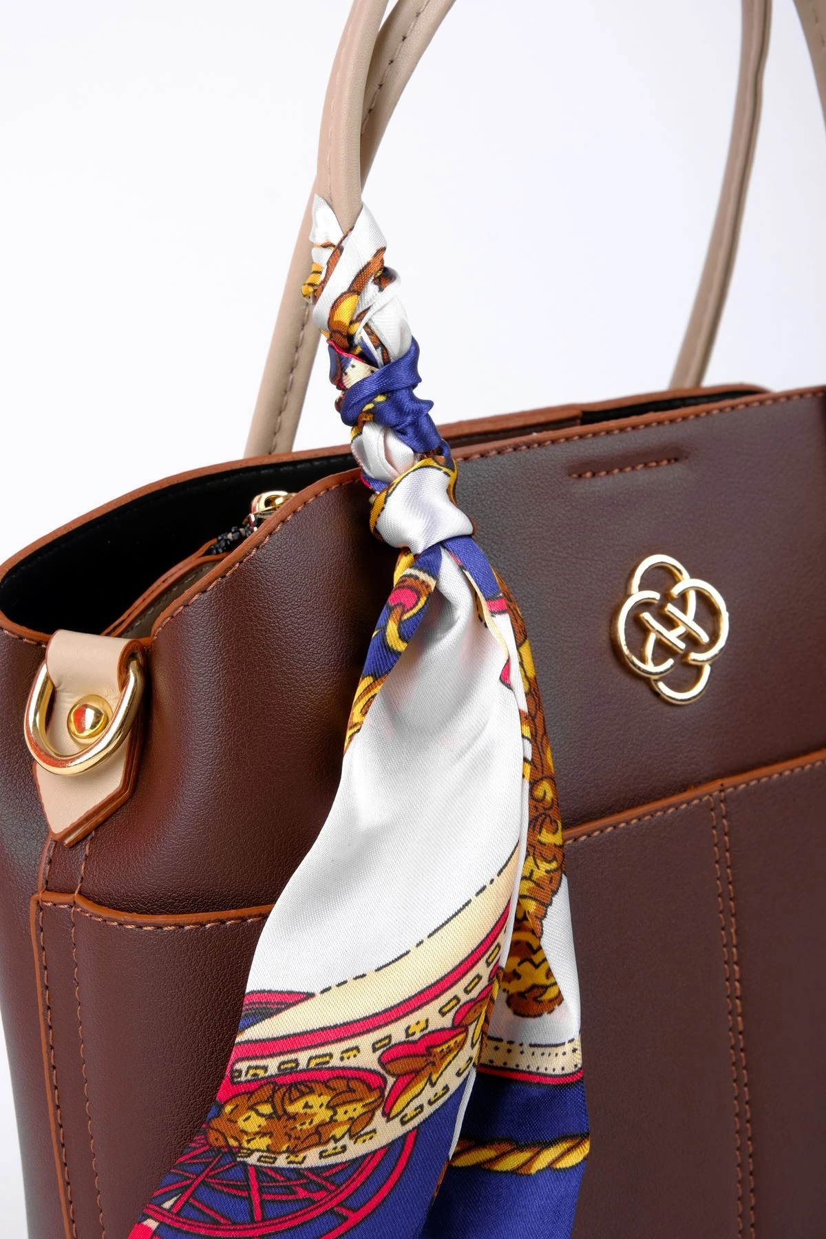 Kadın Fulor Detaylı Küçük Boy El Çantası 2814