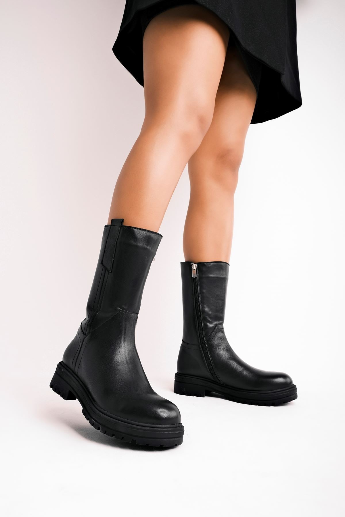 Barry Kadın Hakiki Deri Uzun Boy Bot