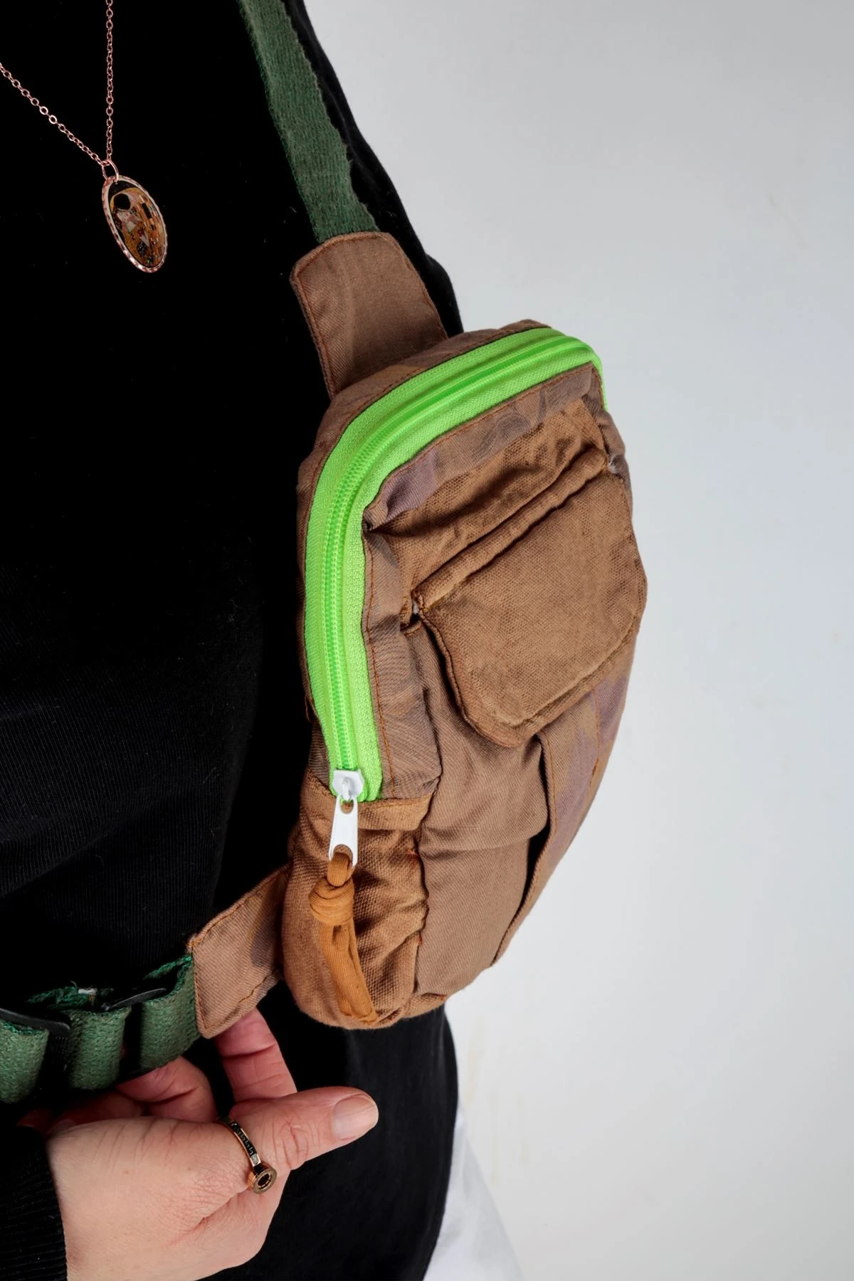 LOYA KADIN BEL ÇANTA OLD COTTON