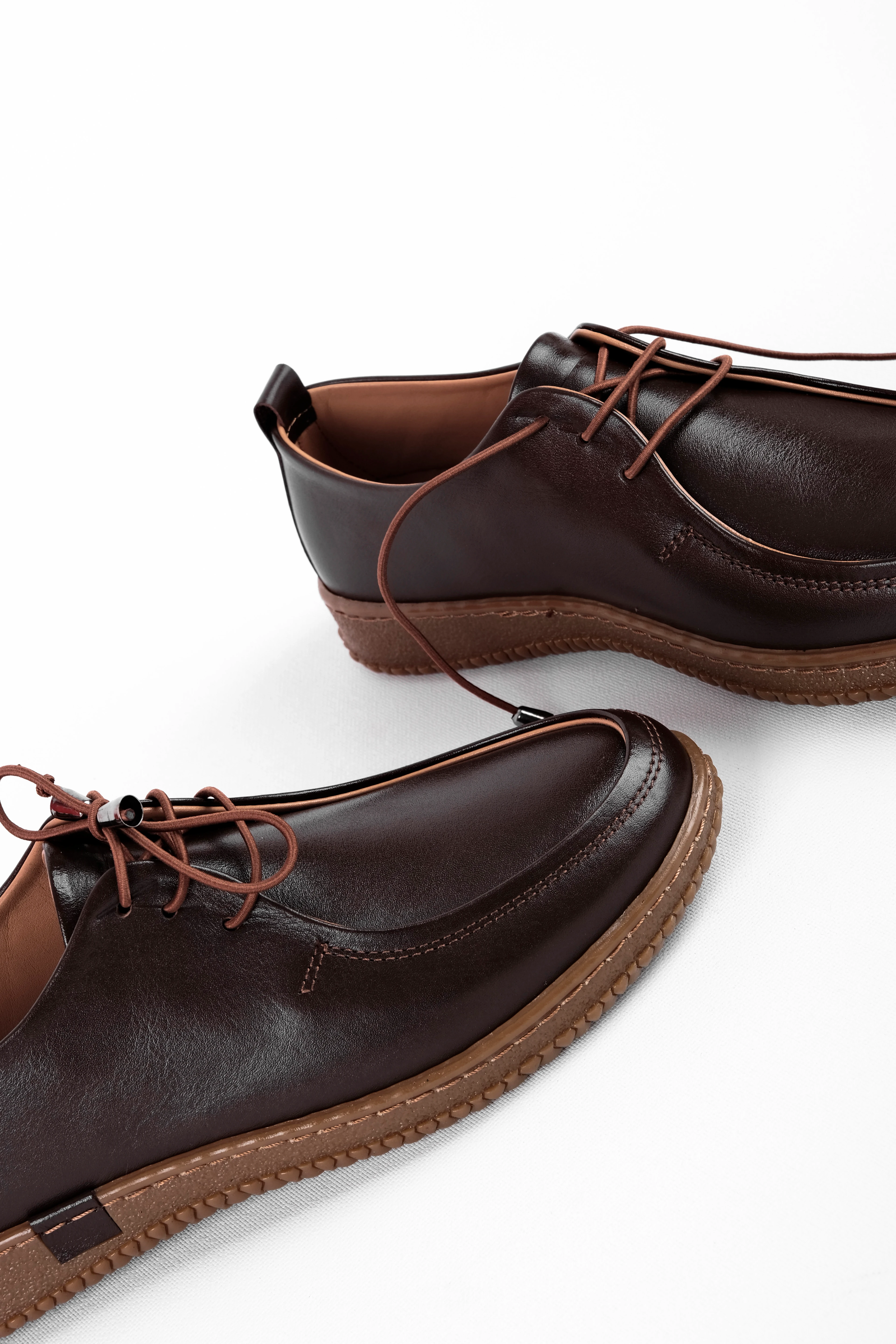 Affect Kadın Hakiki Deri Lastik Bağcıklı Dikiş Detaylı Loafer Ayakkabu 4270