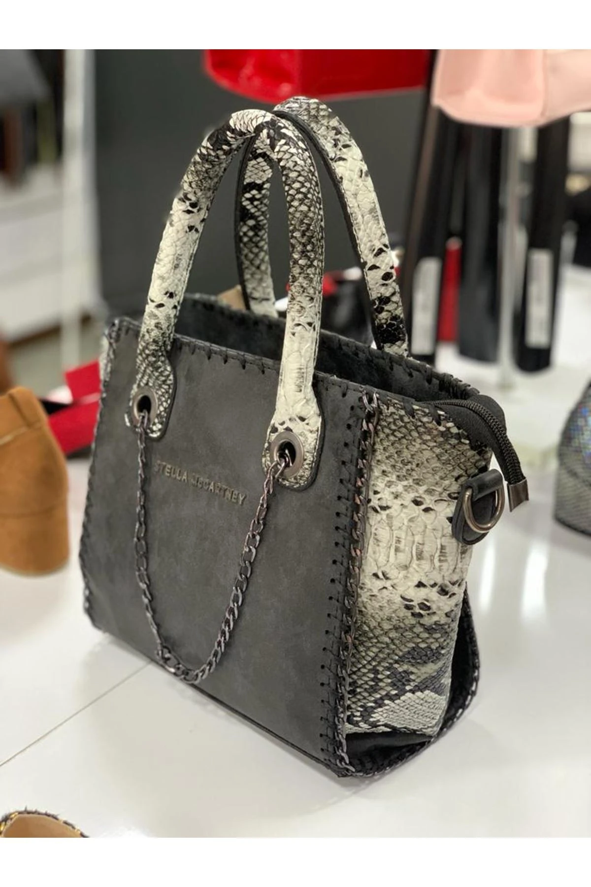STELLA MACARYNEY NUBUK BAYAN ÇANTA