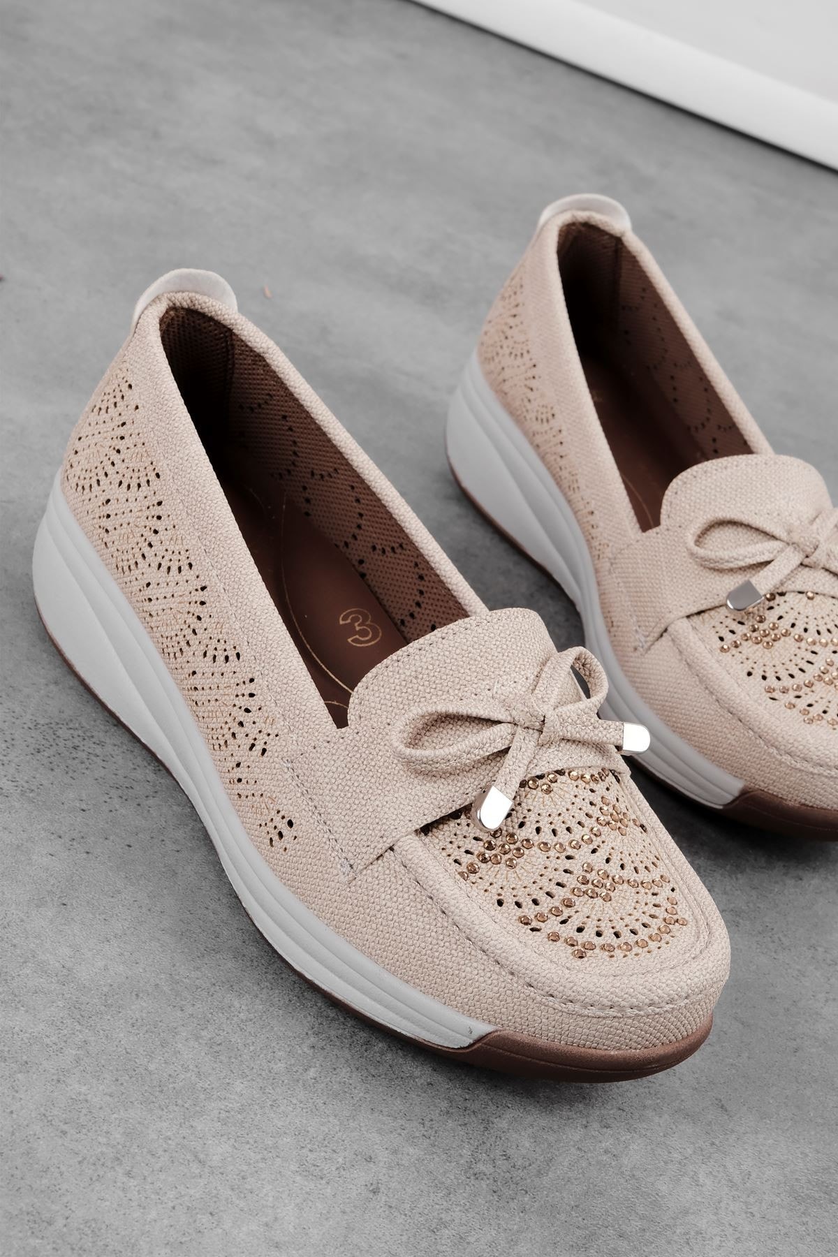 Hayvel Kadın Yüksek Taban Fiyonklu Günlük Ayakkabı