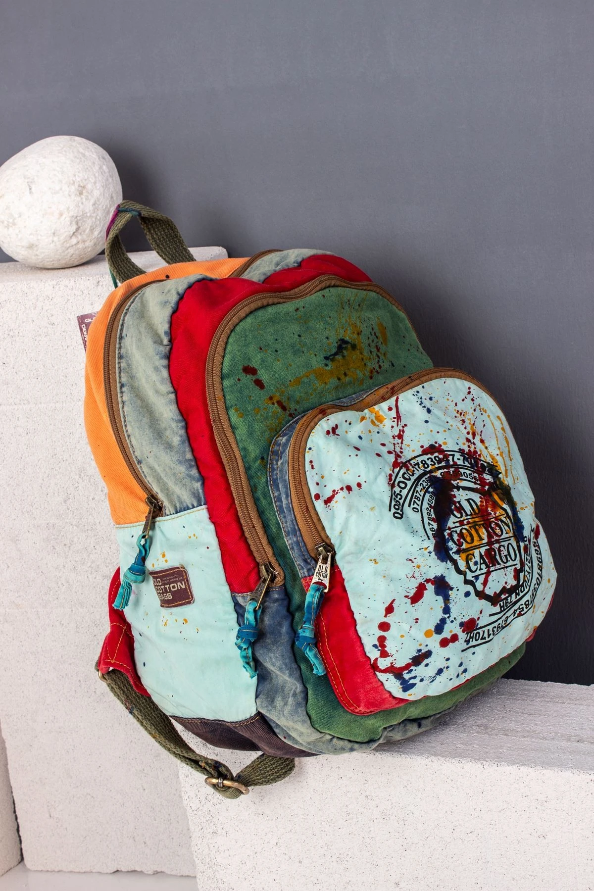 KADIN COTON CARGO SIRT ÇANTASI