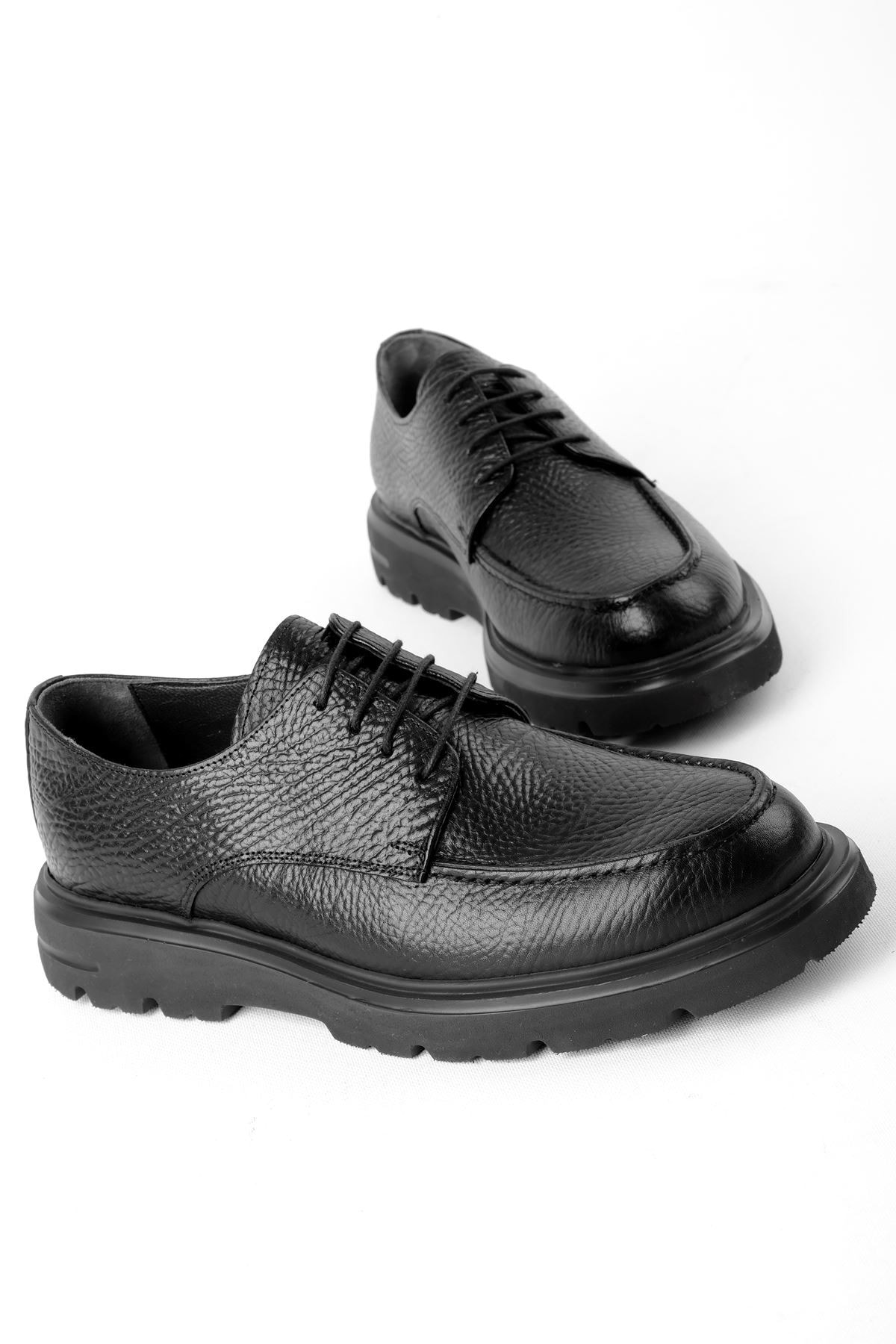 Shay Erkek Hakiki Deri Bağcıklı Günlük Ayakkabı