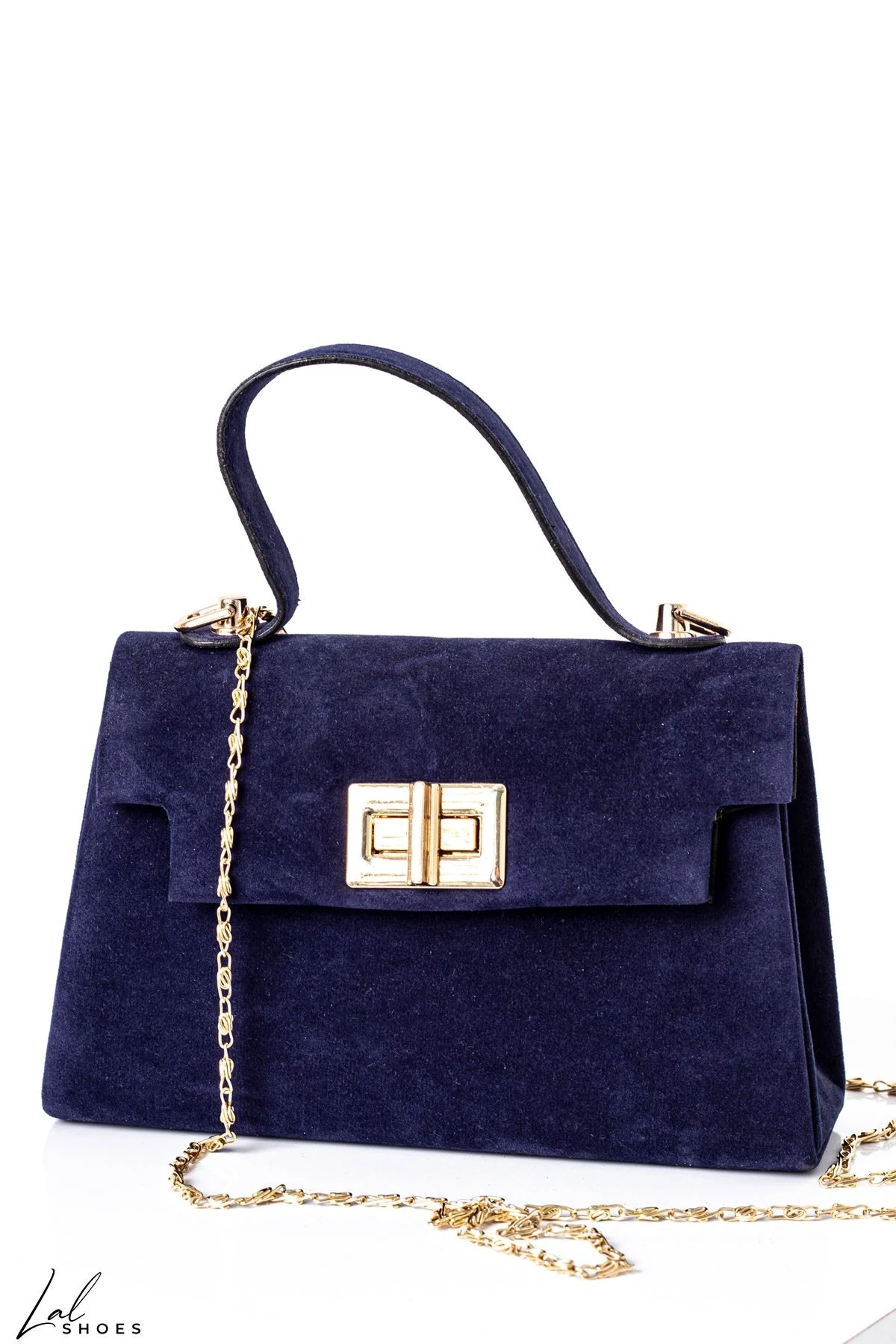 Süet SAPLI KLİPS KÜÇÜK EL ÇANTASI