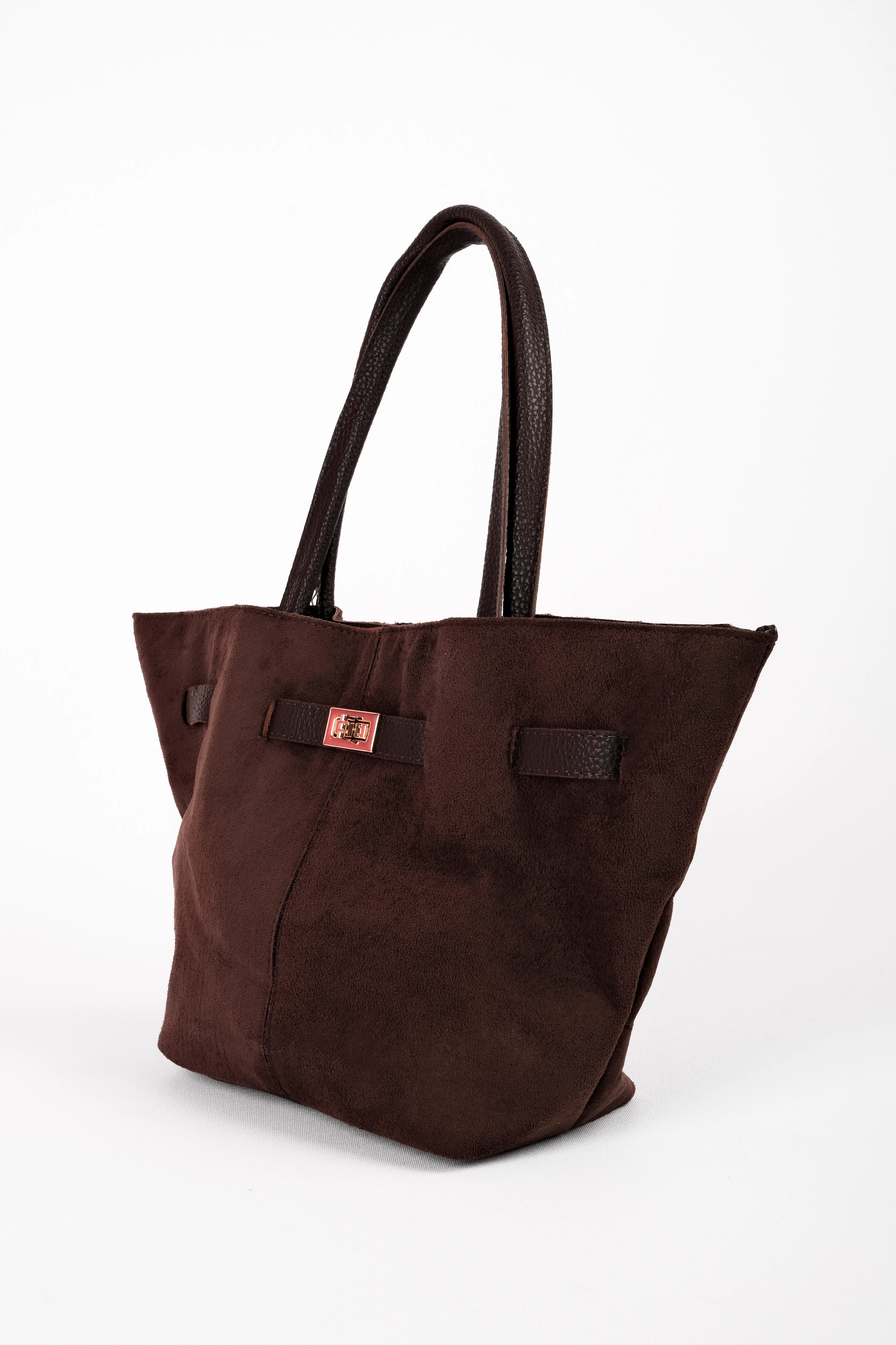 Kadın Orta Boy Dikdörtgen Nubuk Toka Detaylı El Çantası (2149) 2895