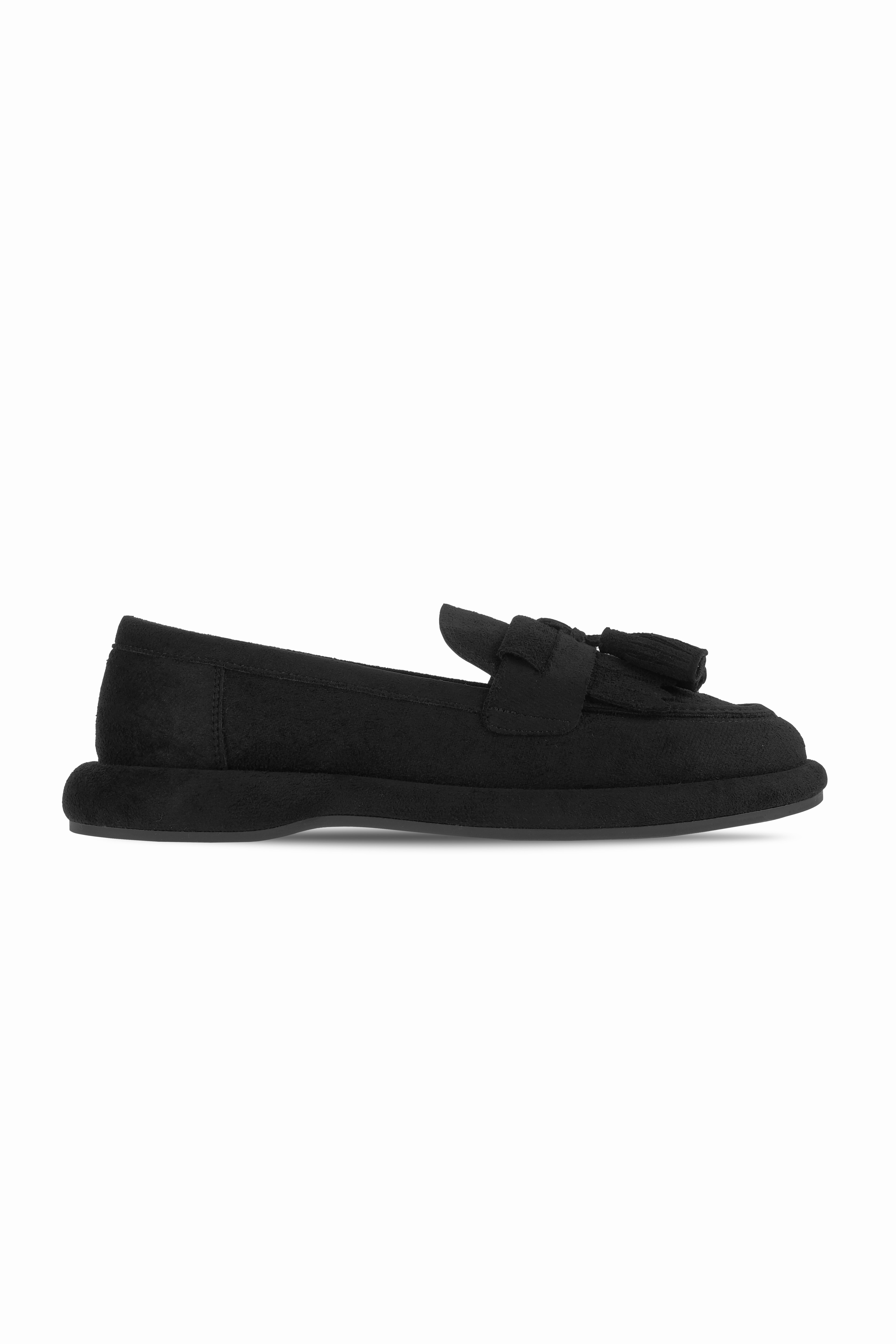 Shoulder Kadın Süet Püskül Detaylı Loafer Ayakkabı b4249