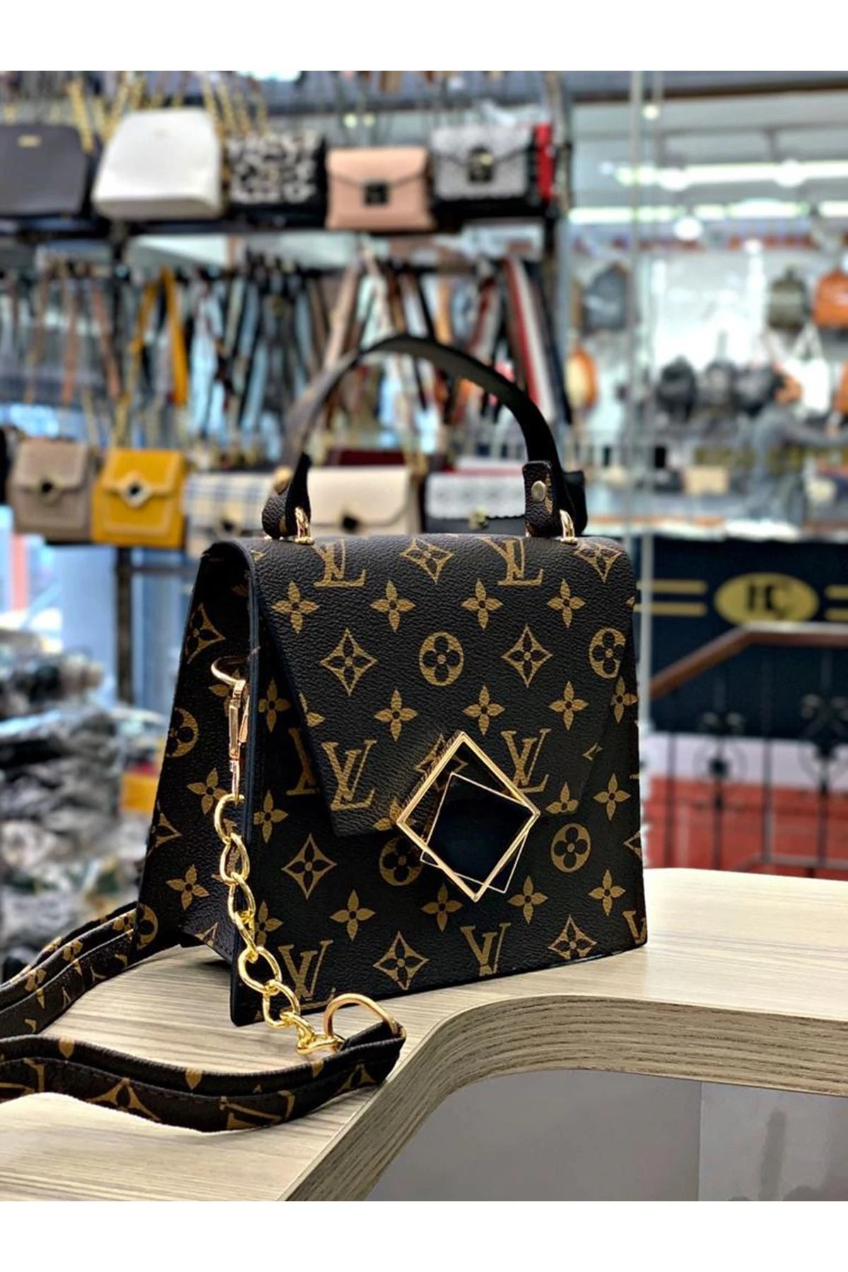 Desenli TOKALI KALIP ÇANTA