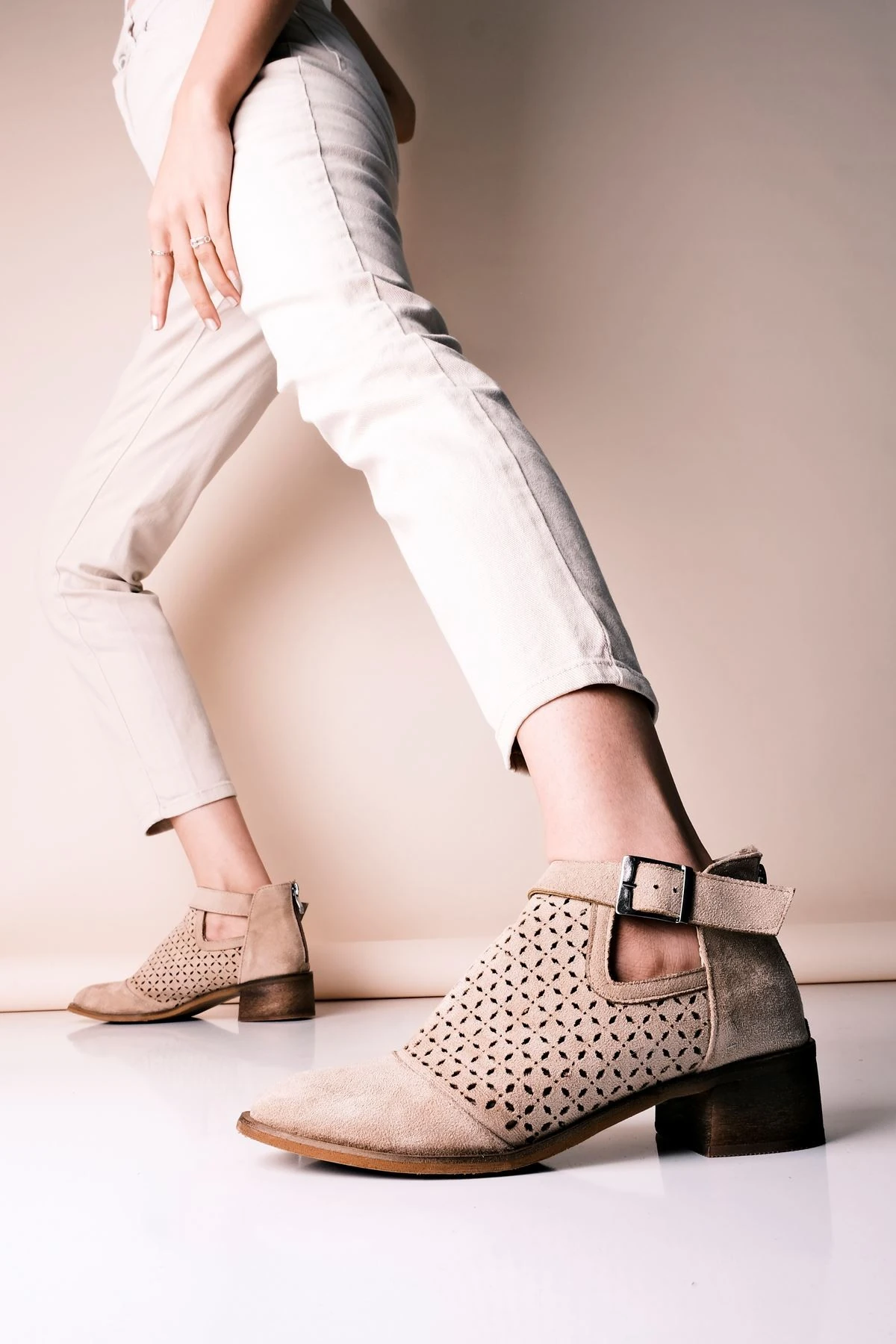 Samory Kemer detaylı Kadın Yazlık Bot