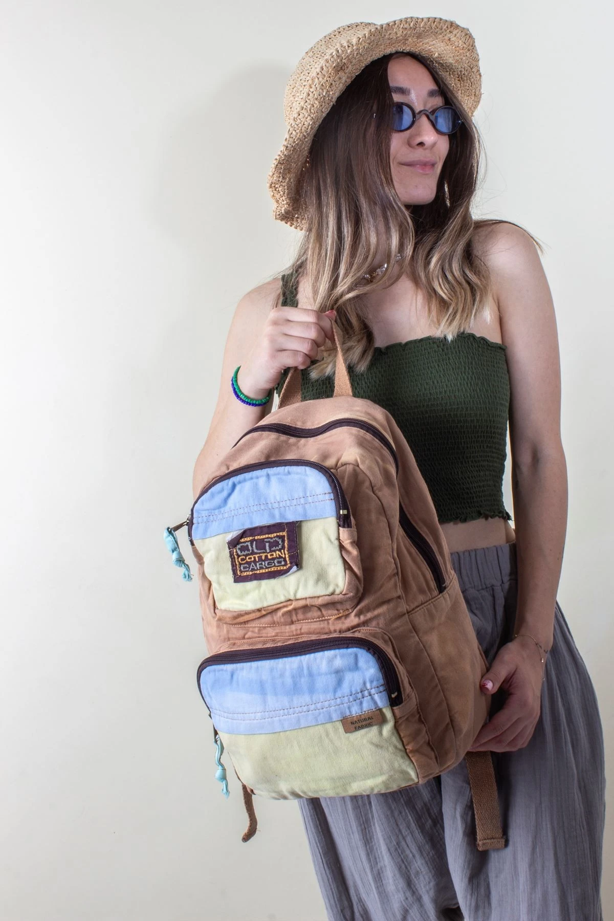 KADIN KOTON KARGO SIRT ÇANTASI