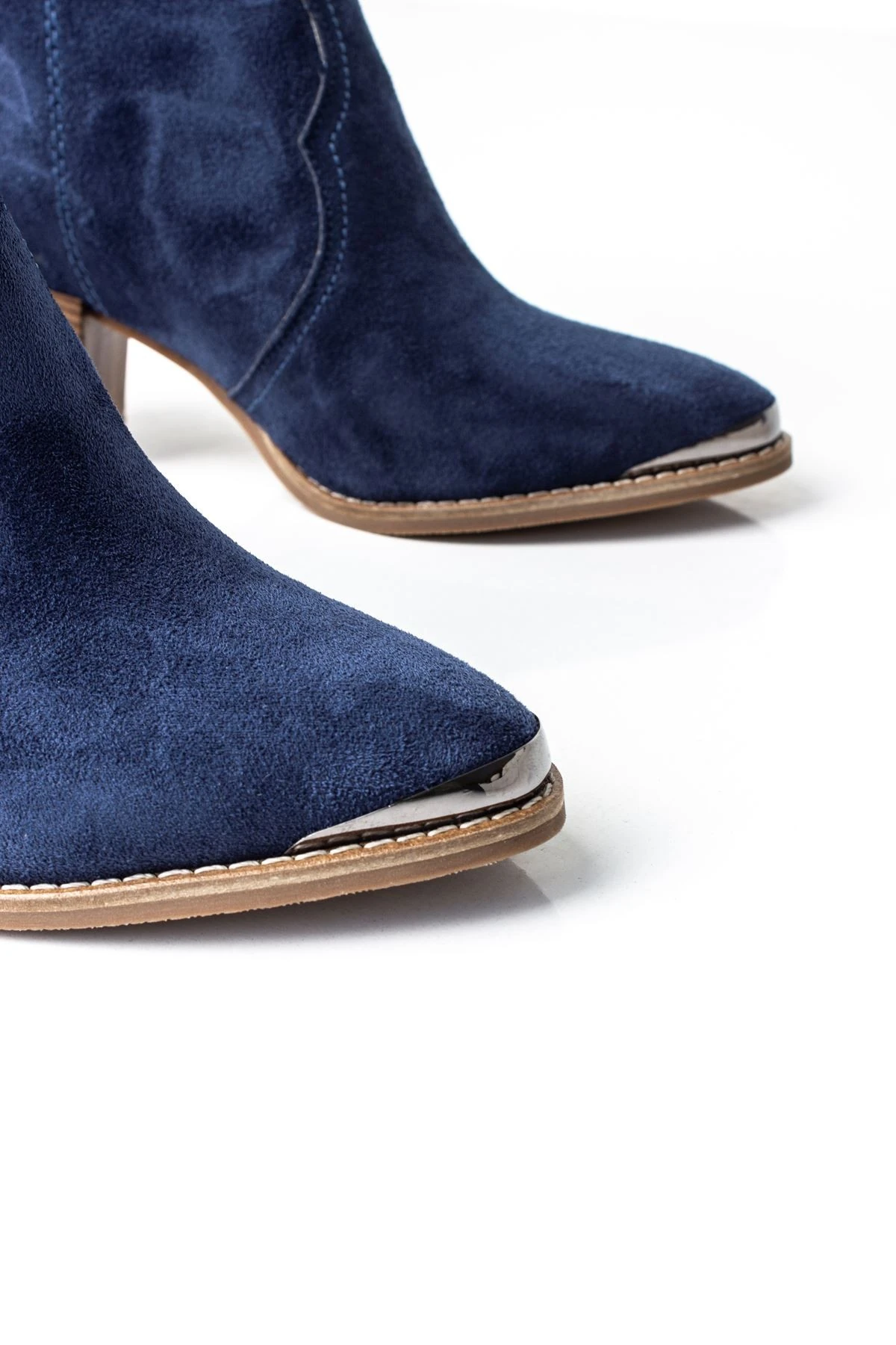 BRUSH KADIN KOVBOY KISA BOT - S.LACİVERT