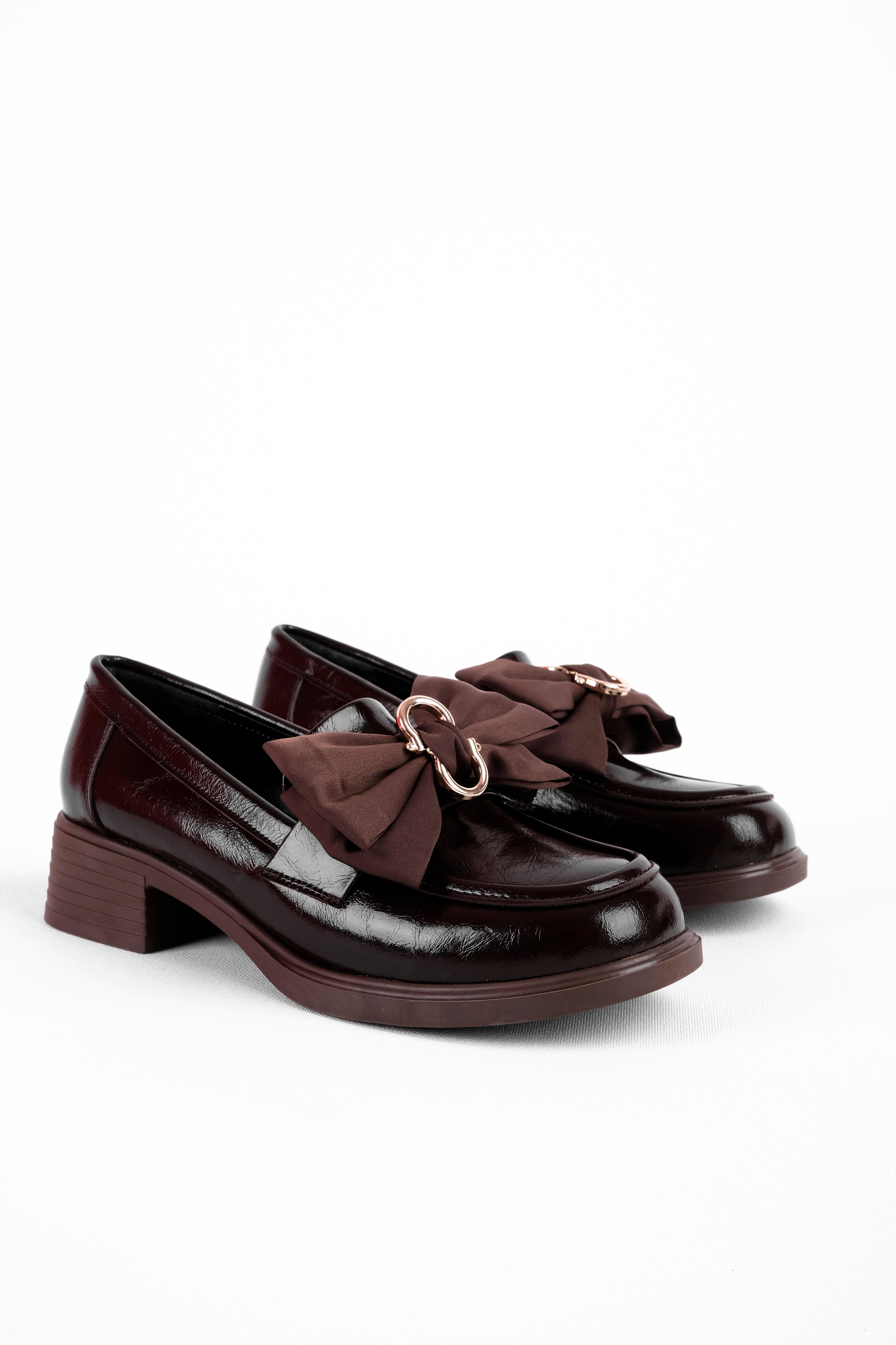 Chicory Kadın Metal Detaylı Kurdelalı Loafer (B4256)