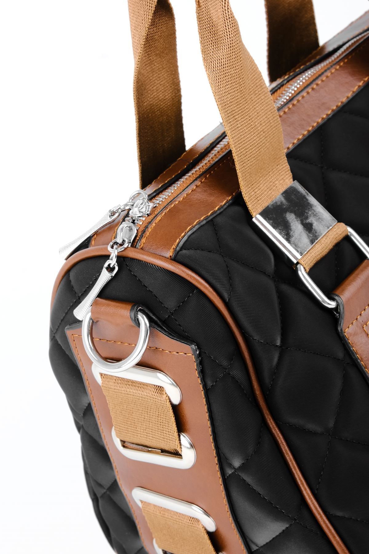 Kadın fermuar Detaylı El Çantası