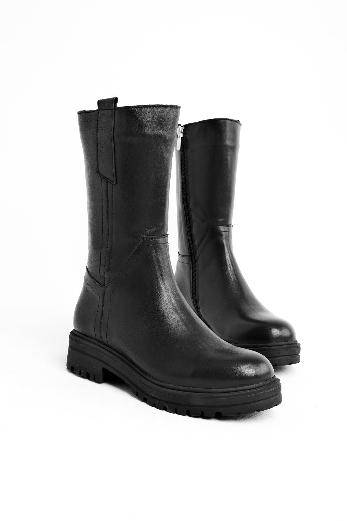 Barry Kadın Hakiki Deri Uzun Boy Bot