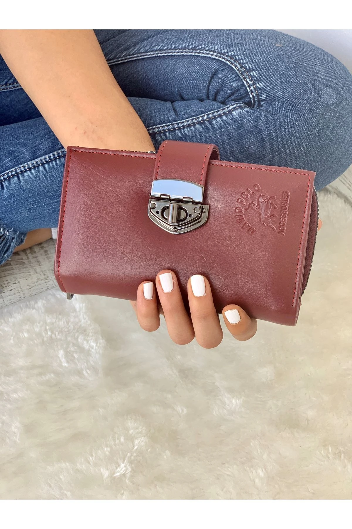 KİLİT DETAY BAYAN CÜZDAN