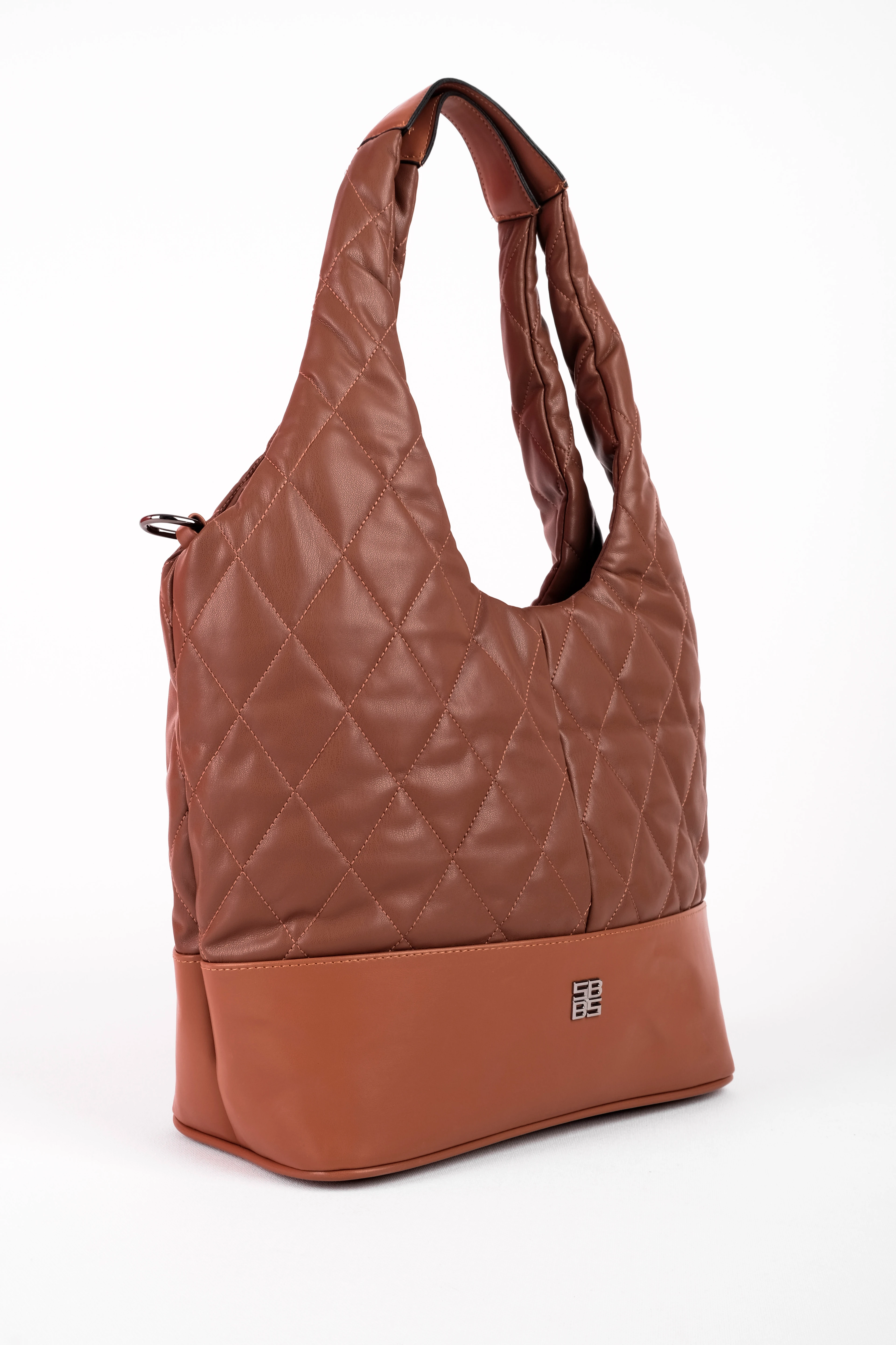 Kadın Büyük Boy Dikiş Detaylı Kol Çantası (2146) 2887 - Taba