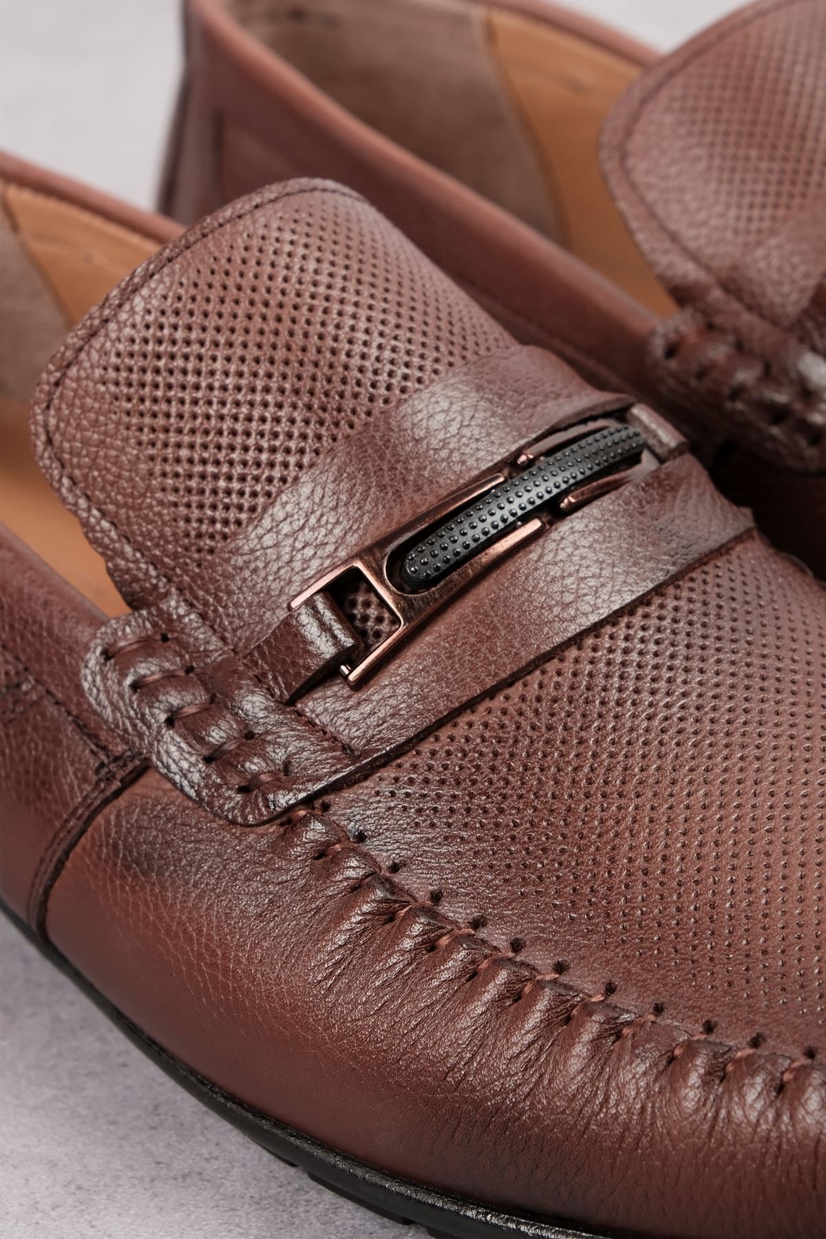 Jewel Erkek Hakiki Deri Dikiş Detaylı Günlük Ayakkabı