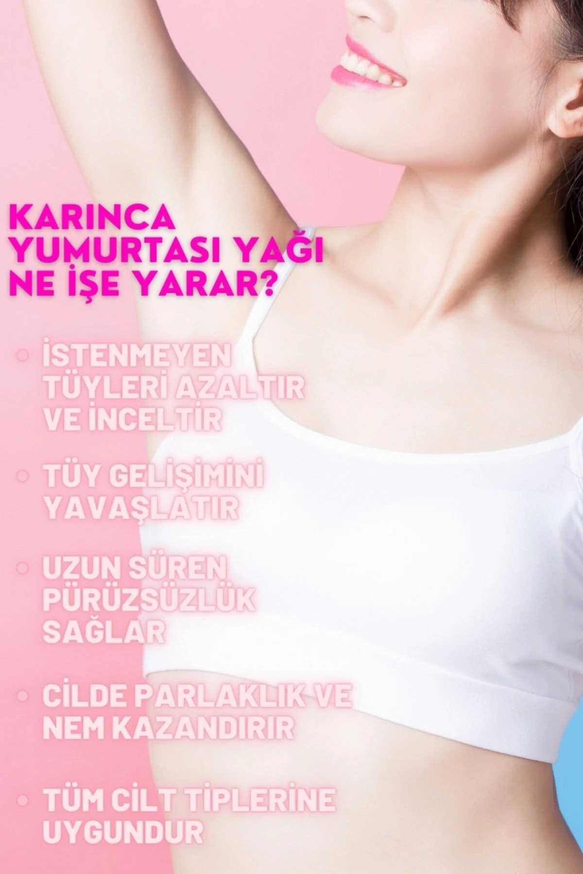 Karınca Yumurtası Yağı Tüy Azaltıcı Tüy İnceltici Tüy Dökücü 20 ML