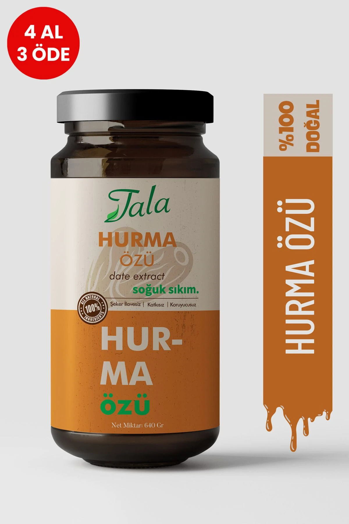 Hurma Özü %100 Doğal 640 gr