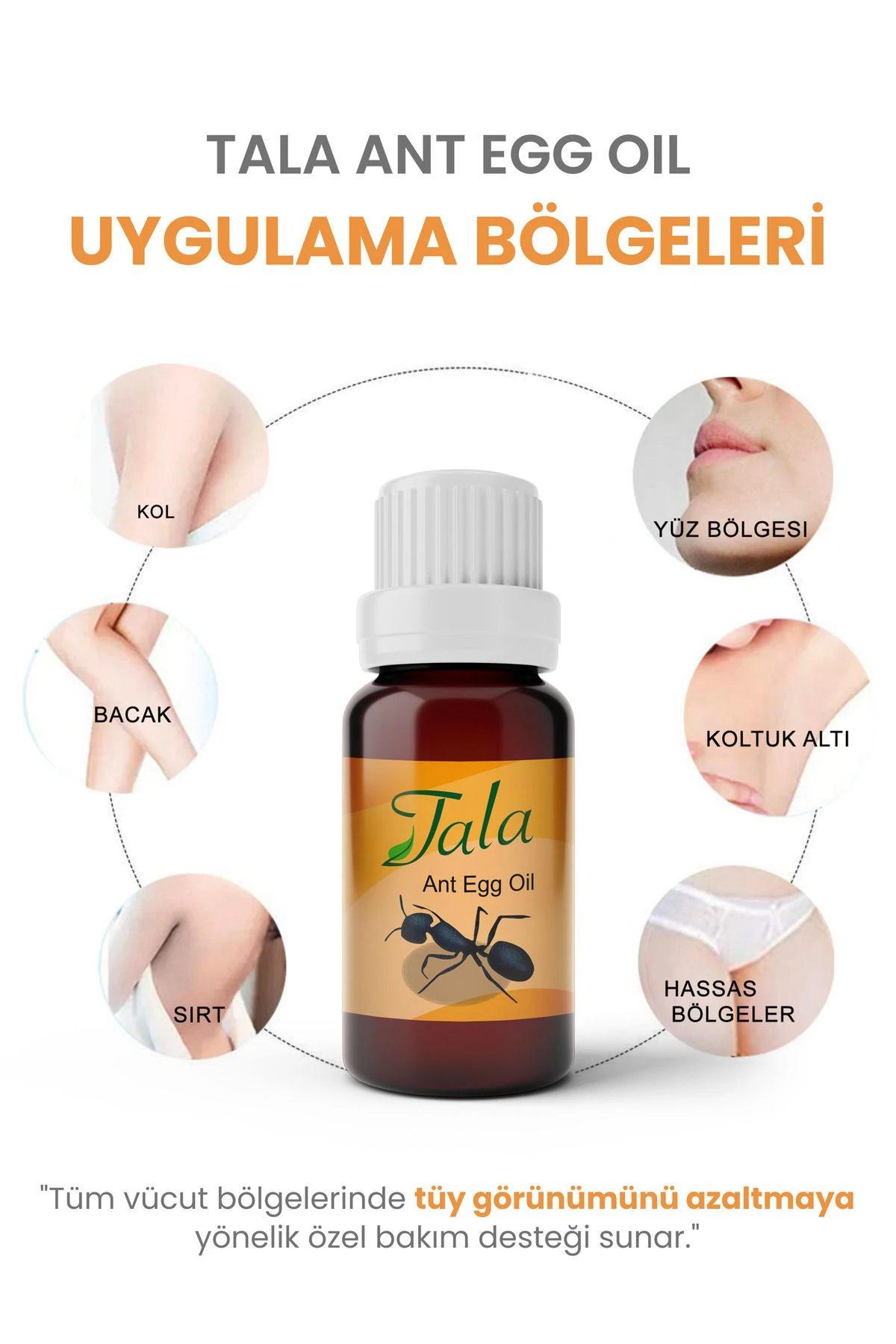 Karınca Yumurtası Yağı Tüy Azaltıcı Tüy İnceltici Tüy Dökücü 20 ML