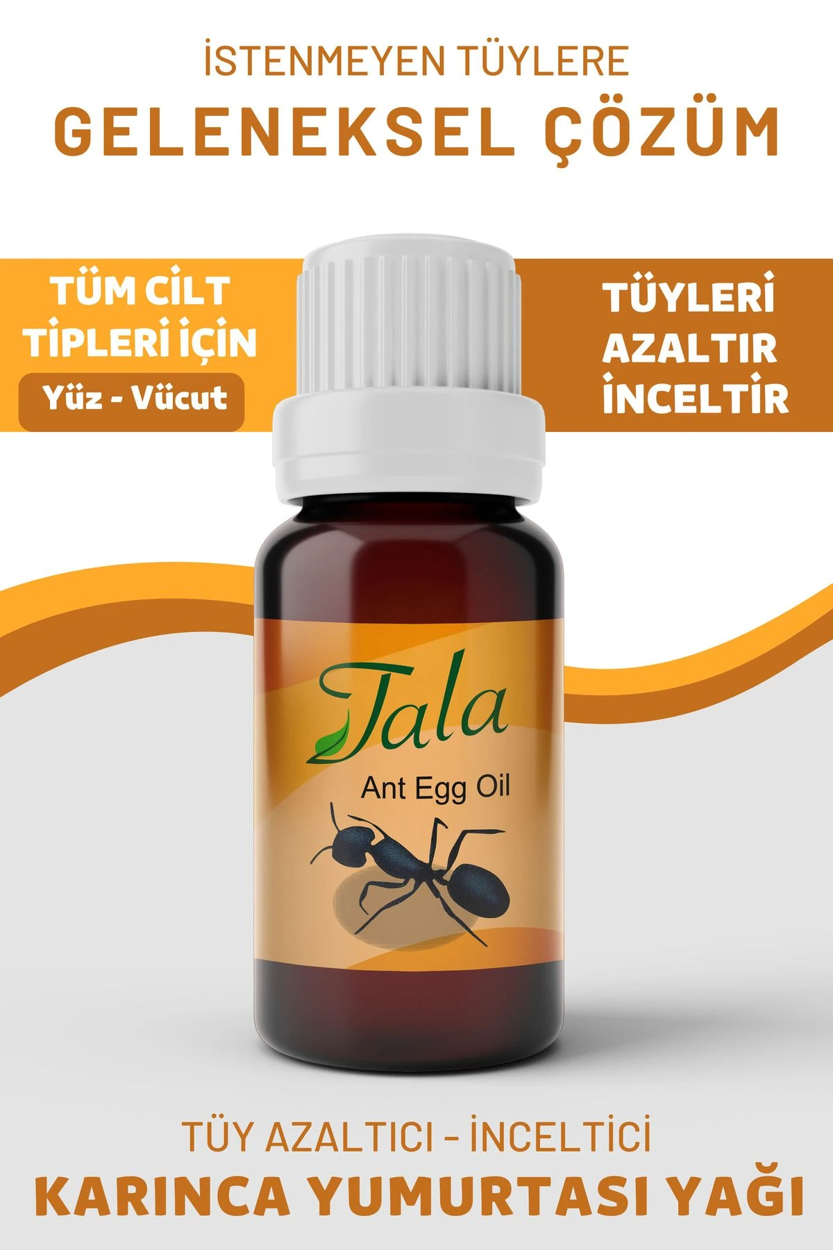 Karınca Yumurtası Yağı Tüy Azaltıcı Tüy İnceltici Tüy Dökücü 20 ML