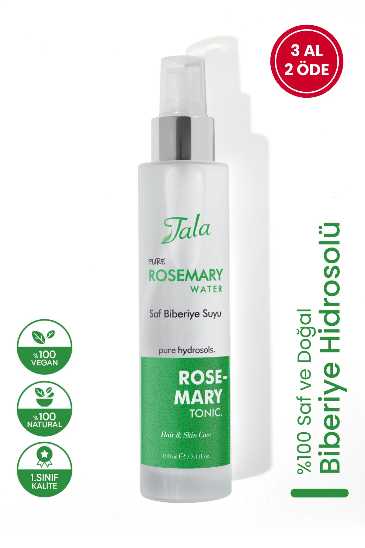 Biberiye Suyu Güçlendirici Saç Toniği %100 Saf Ve Doğal Hızlı Saç Uzatma Dökülme Karşıtı 100 Ml