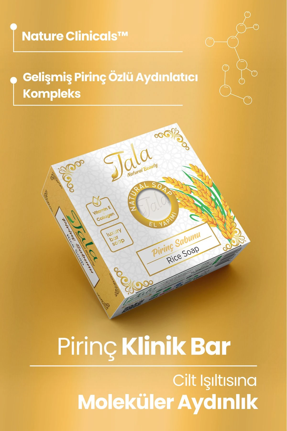 Pirinç Sabunu Doğal Cilt Beyazlatıcı Aydınlatıcı 150 Gr