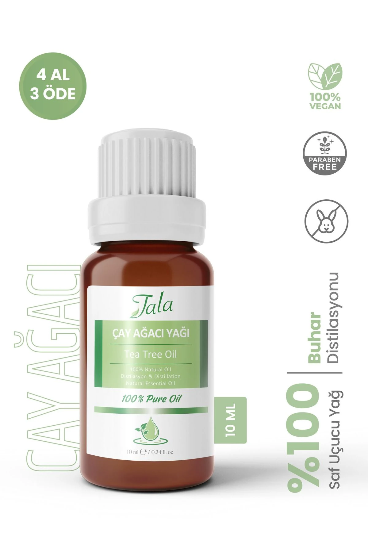 Çay Ağacı Yağı %100 Saf ve Doğal 10 Ml