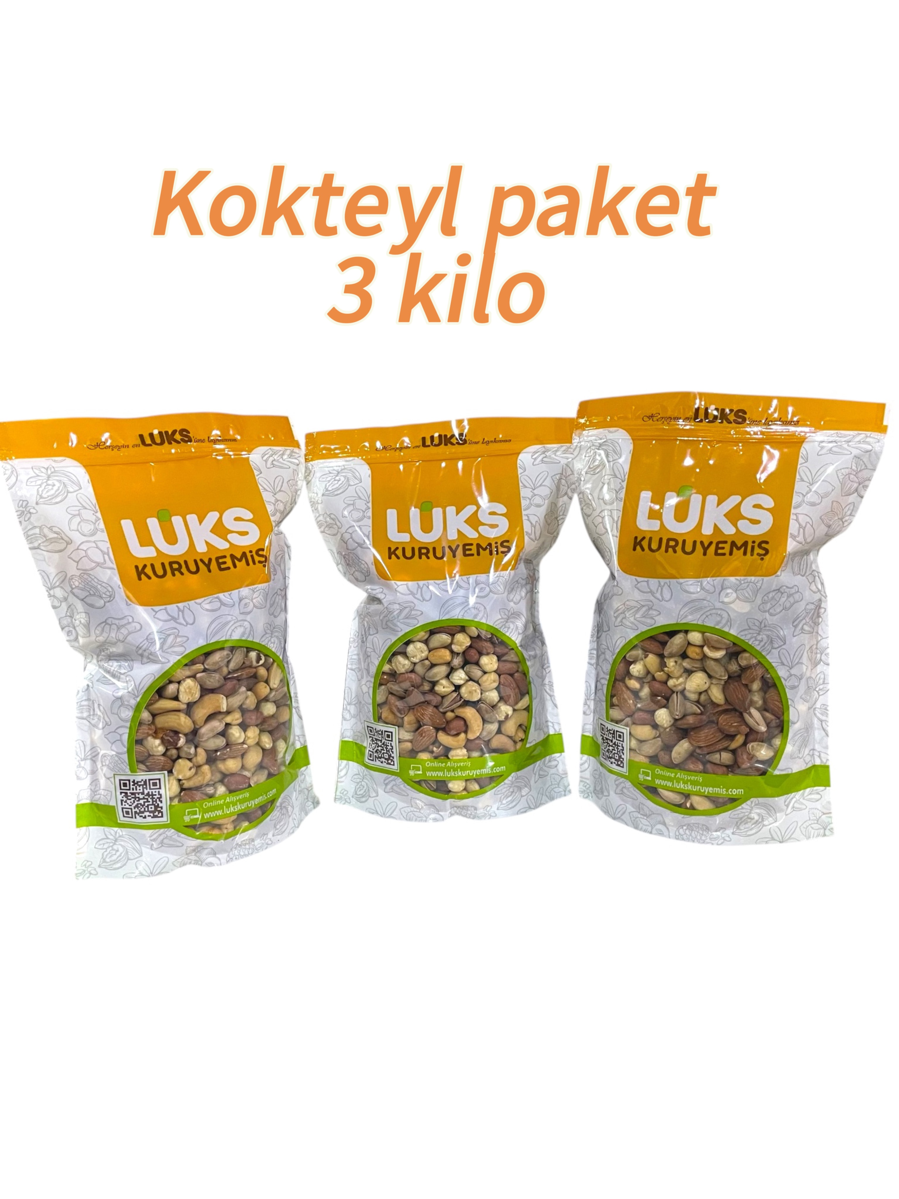 3 Kilo kokteyl paket