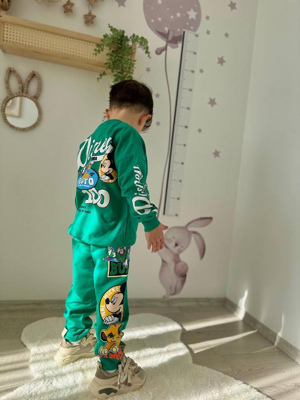Yeşil Mickey Eşofman Takımı