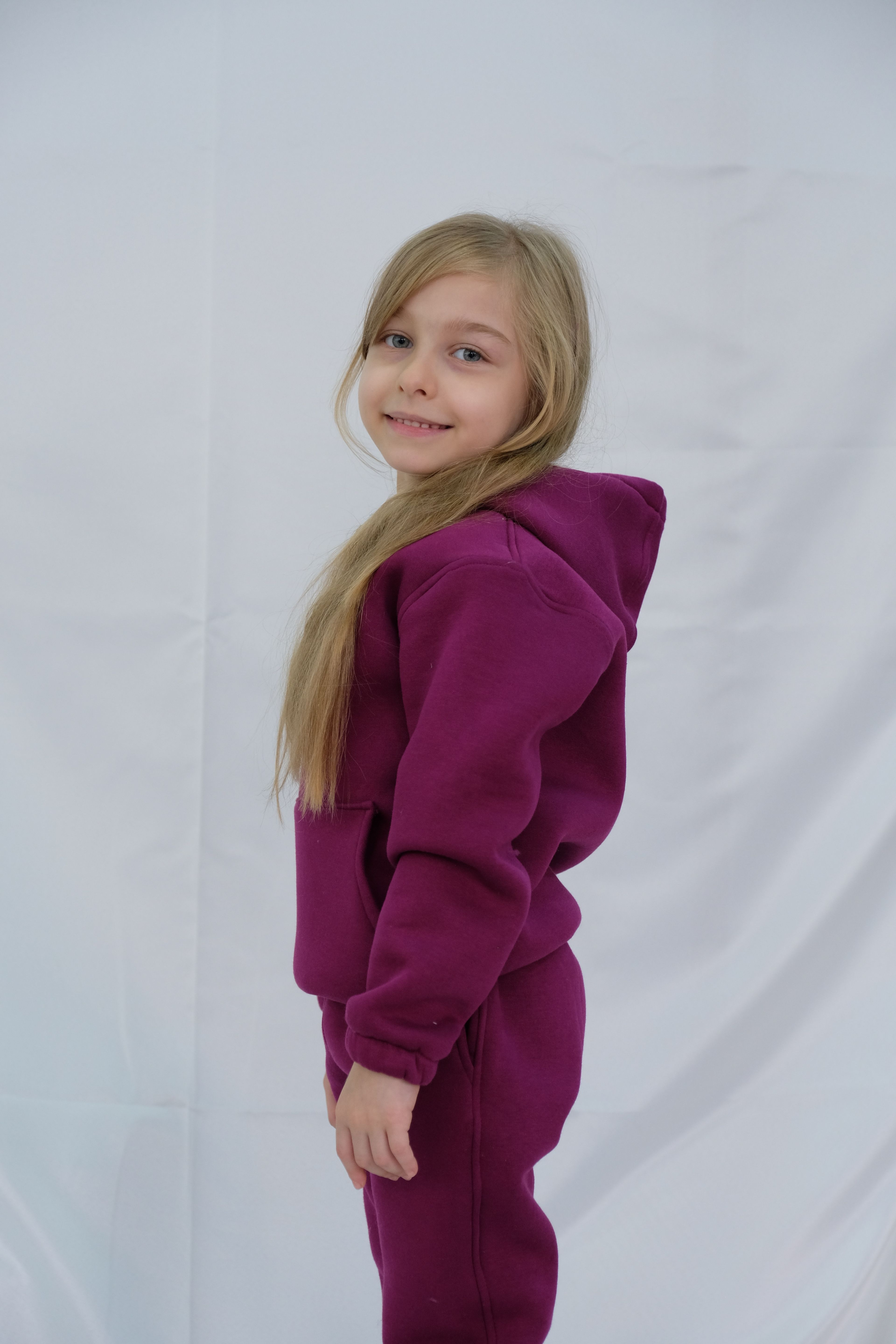 fuşya şardonlu sweat