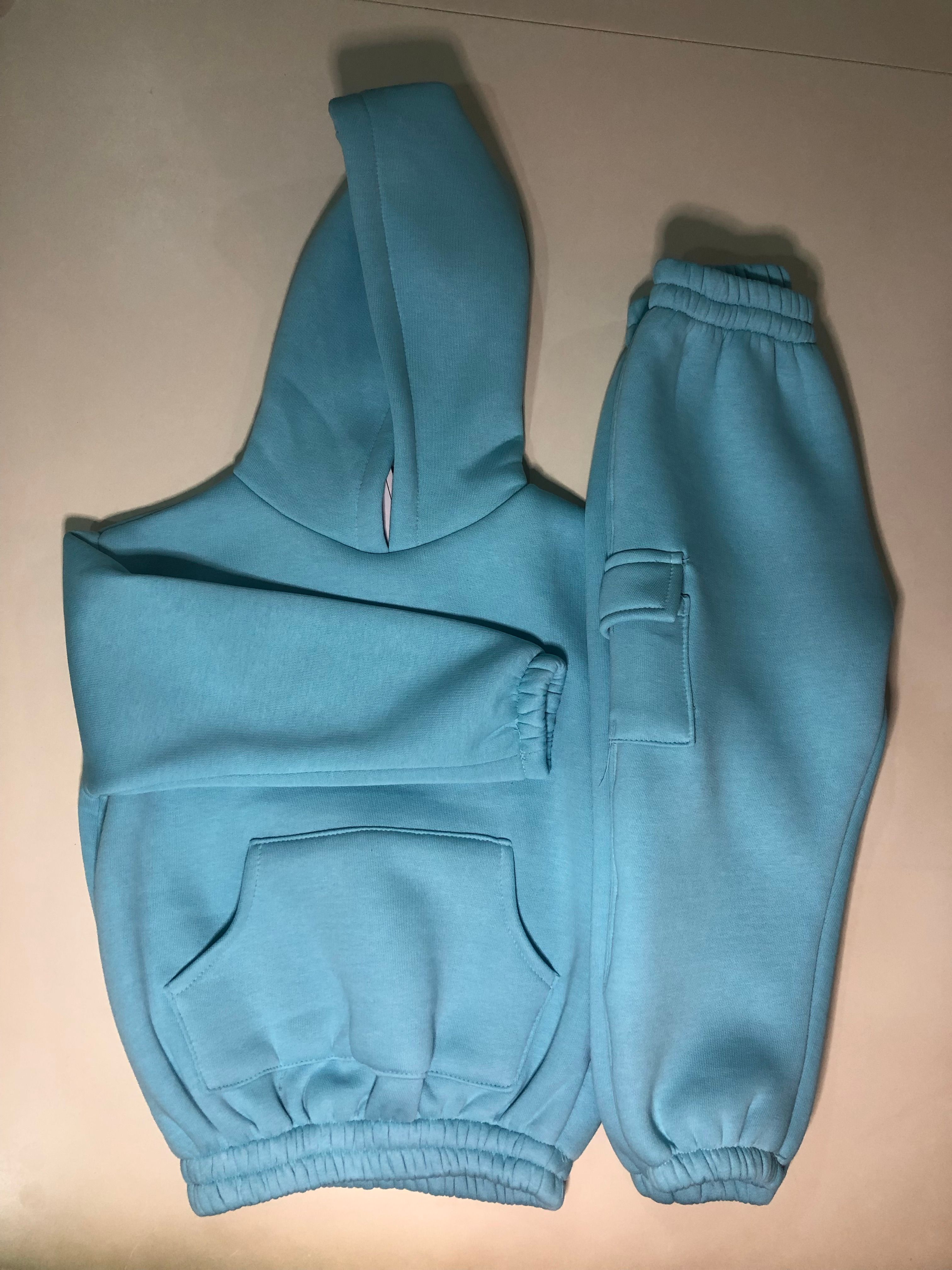 şardonlu mavi sweat üst
