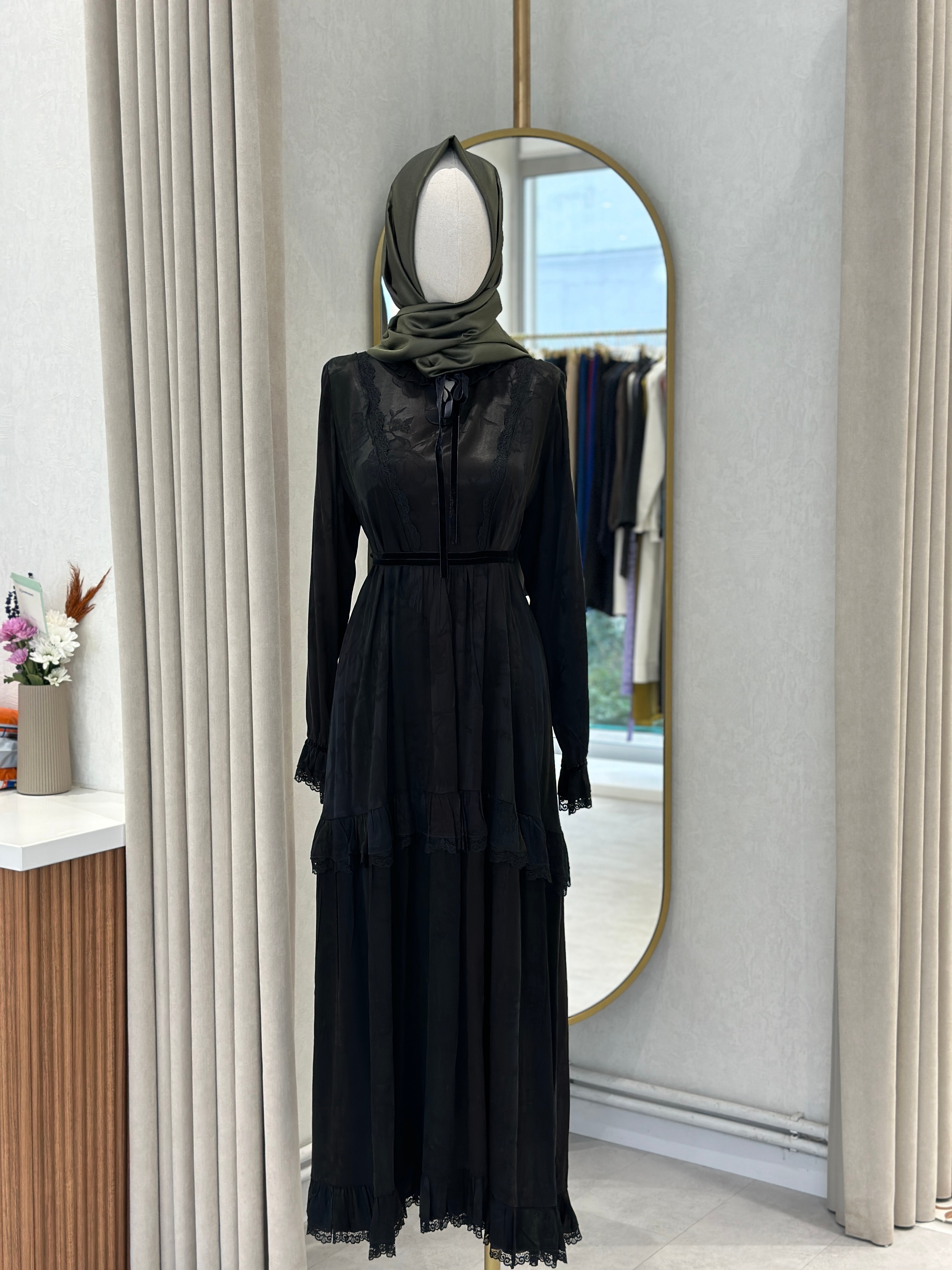 Misswhence Gökkuşağı Jakar Elbise 38805