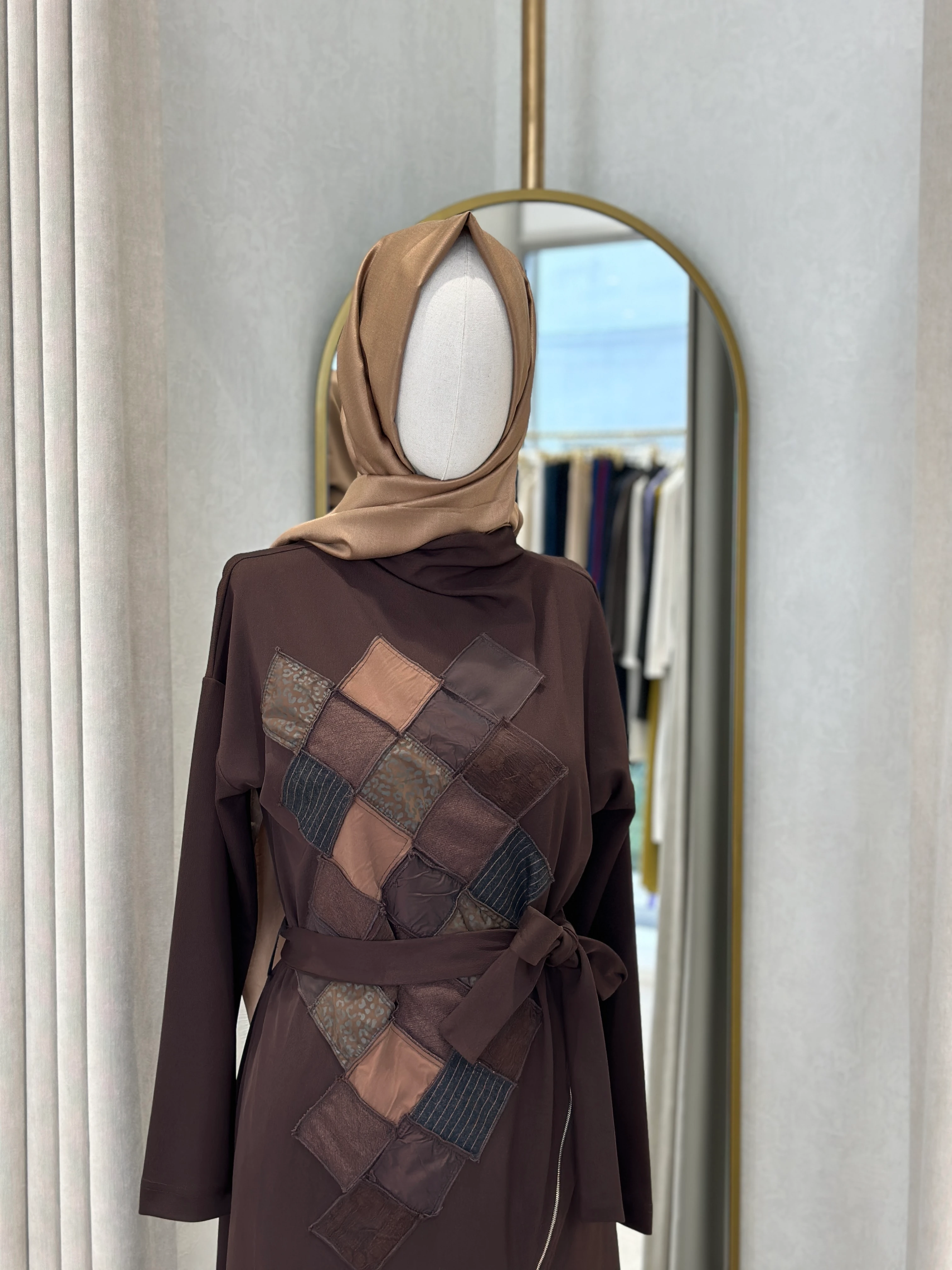 Misswhence Patchwork İkili Elbise 38808