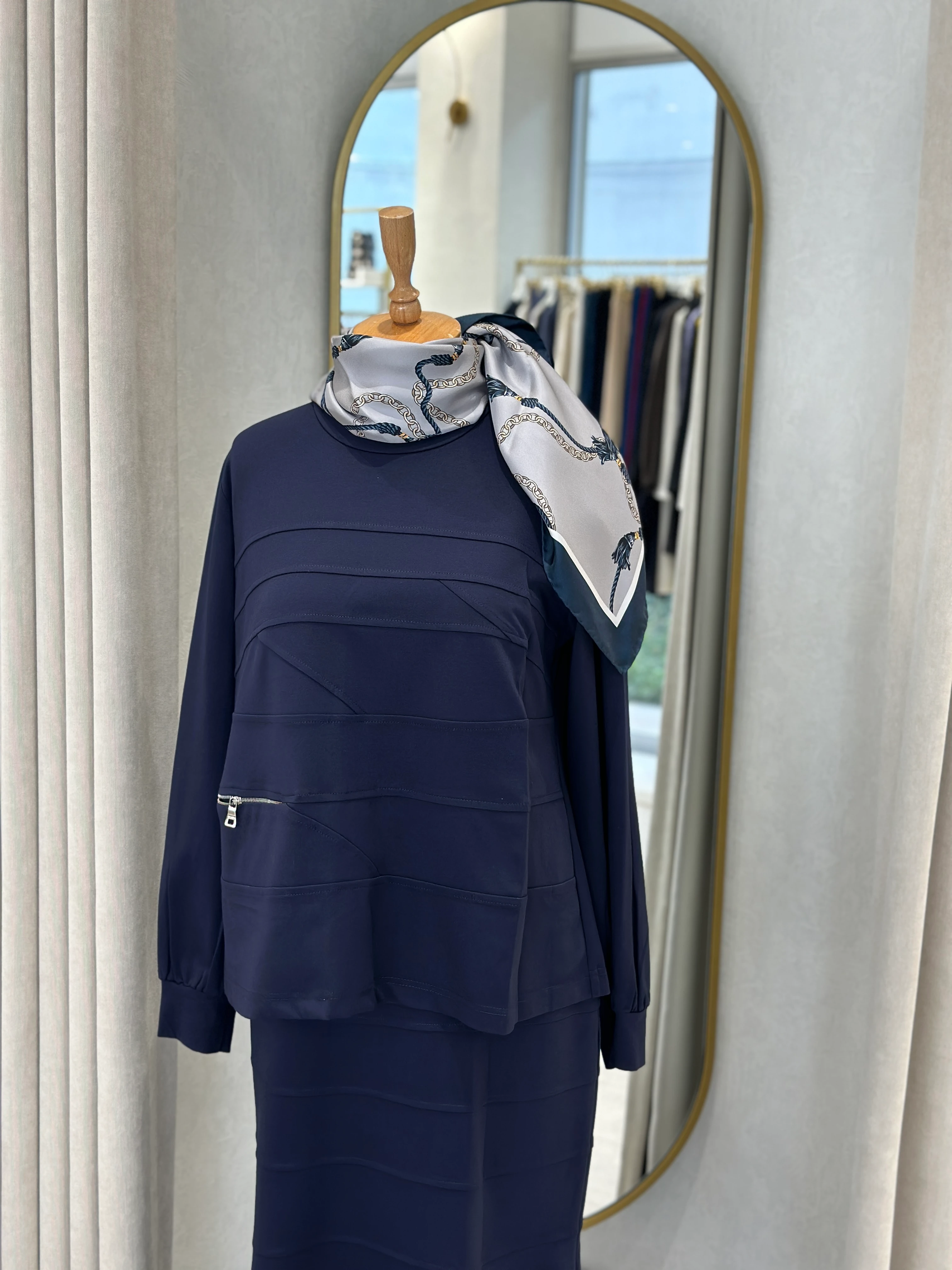 Misswhence Dikiş Detaylı Etek Takım 38006