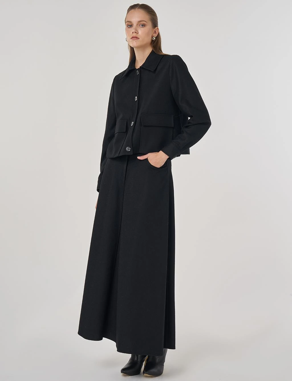 Kayra Yün İçerikli Etekli Takım 16037