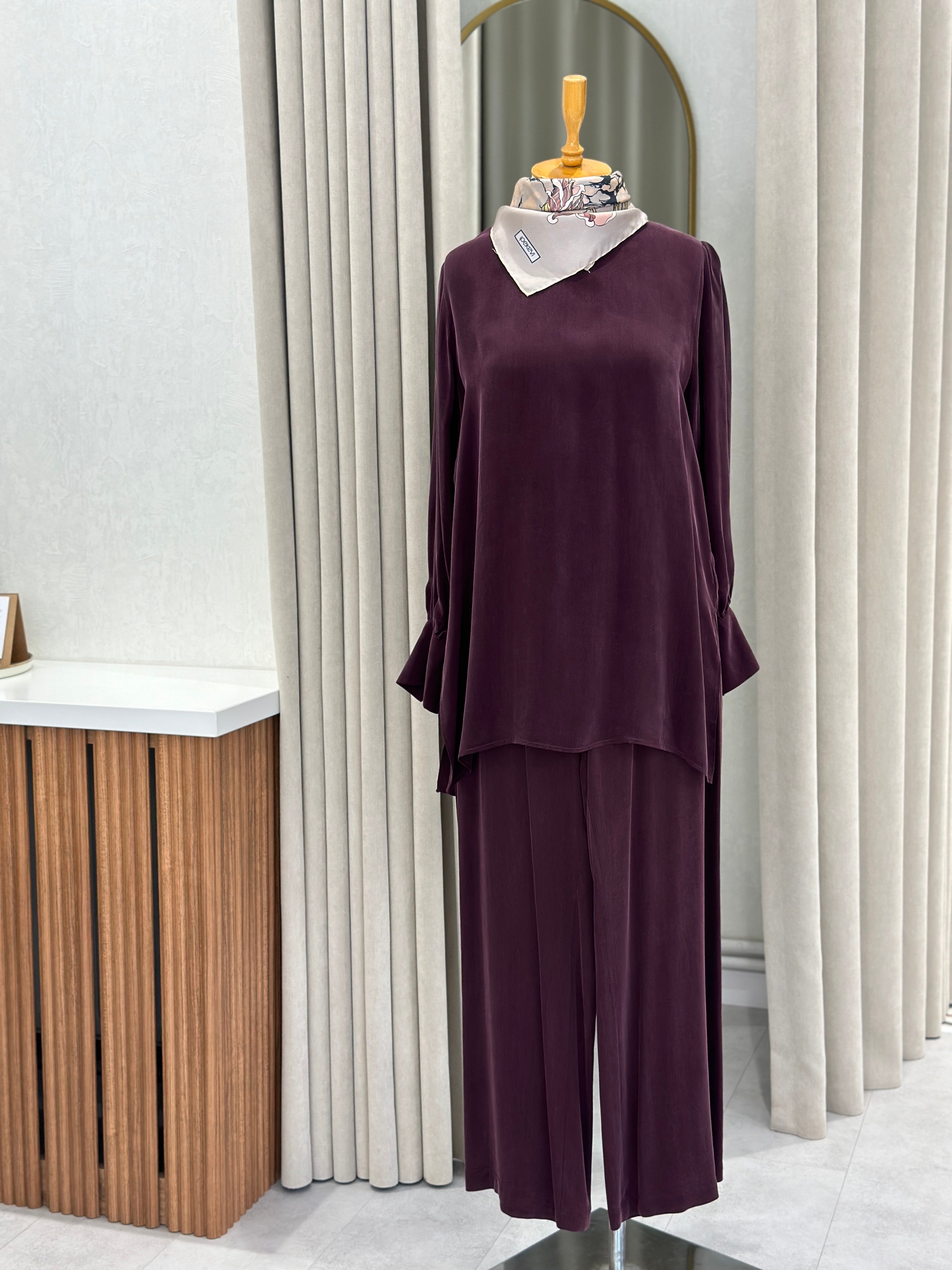 Miss Dalida Cupro Pantolon 7015