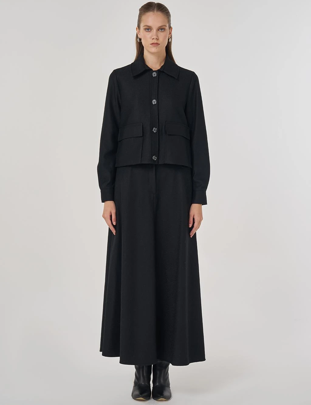 Kayra Yün İçerikli Etekli Takım 16037