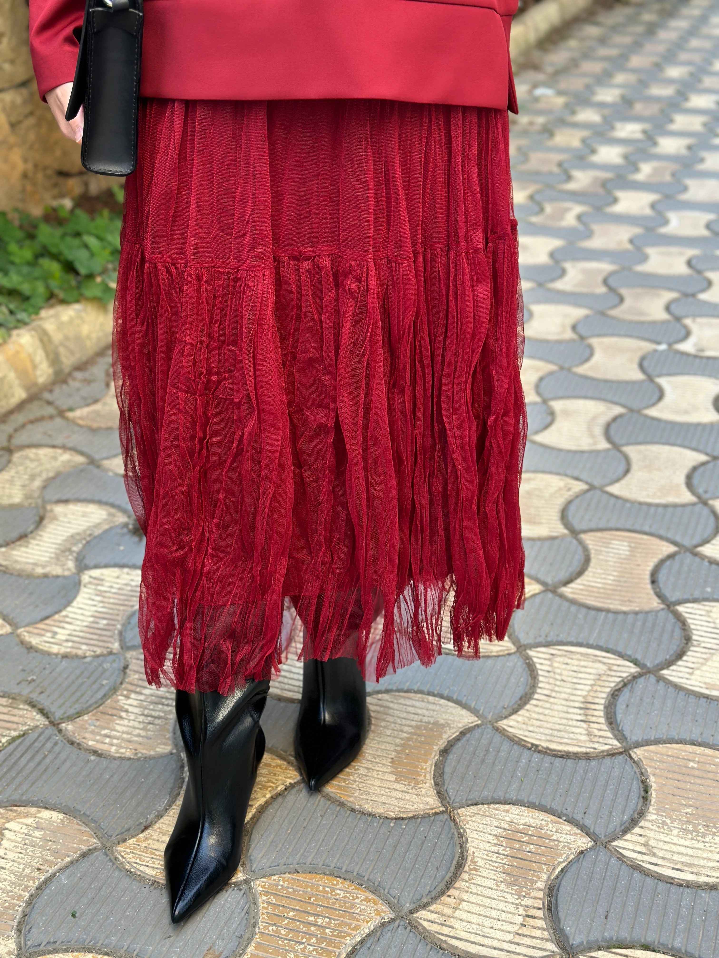 Noi Tül Kraşlı Etek 65403