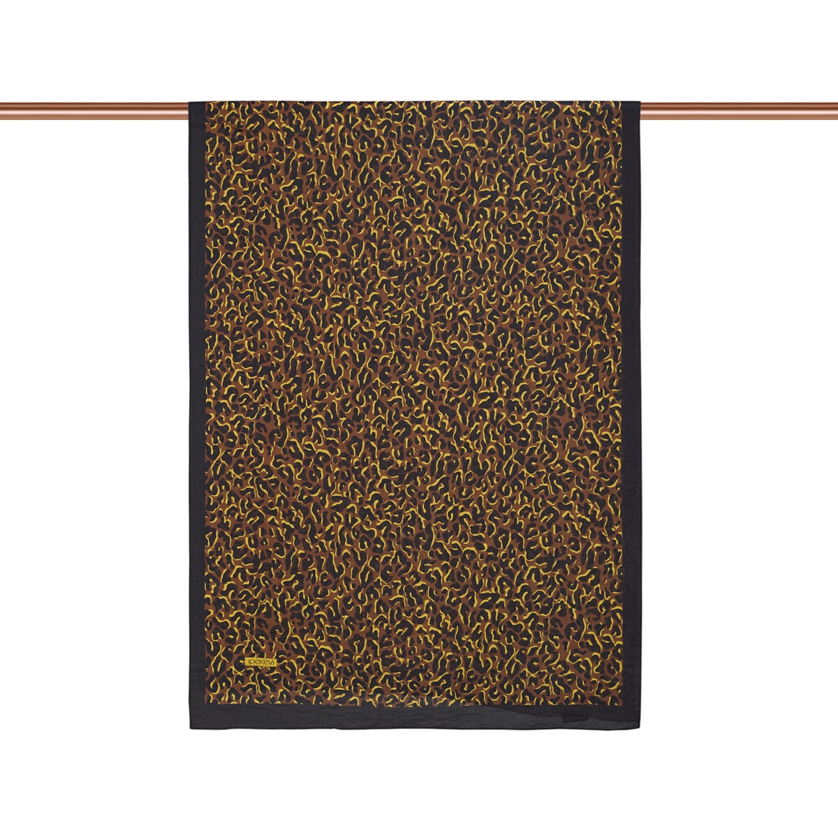 İpekevi Leopar Print Tensel Desenli Şal